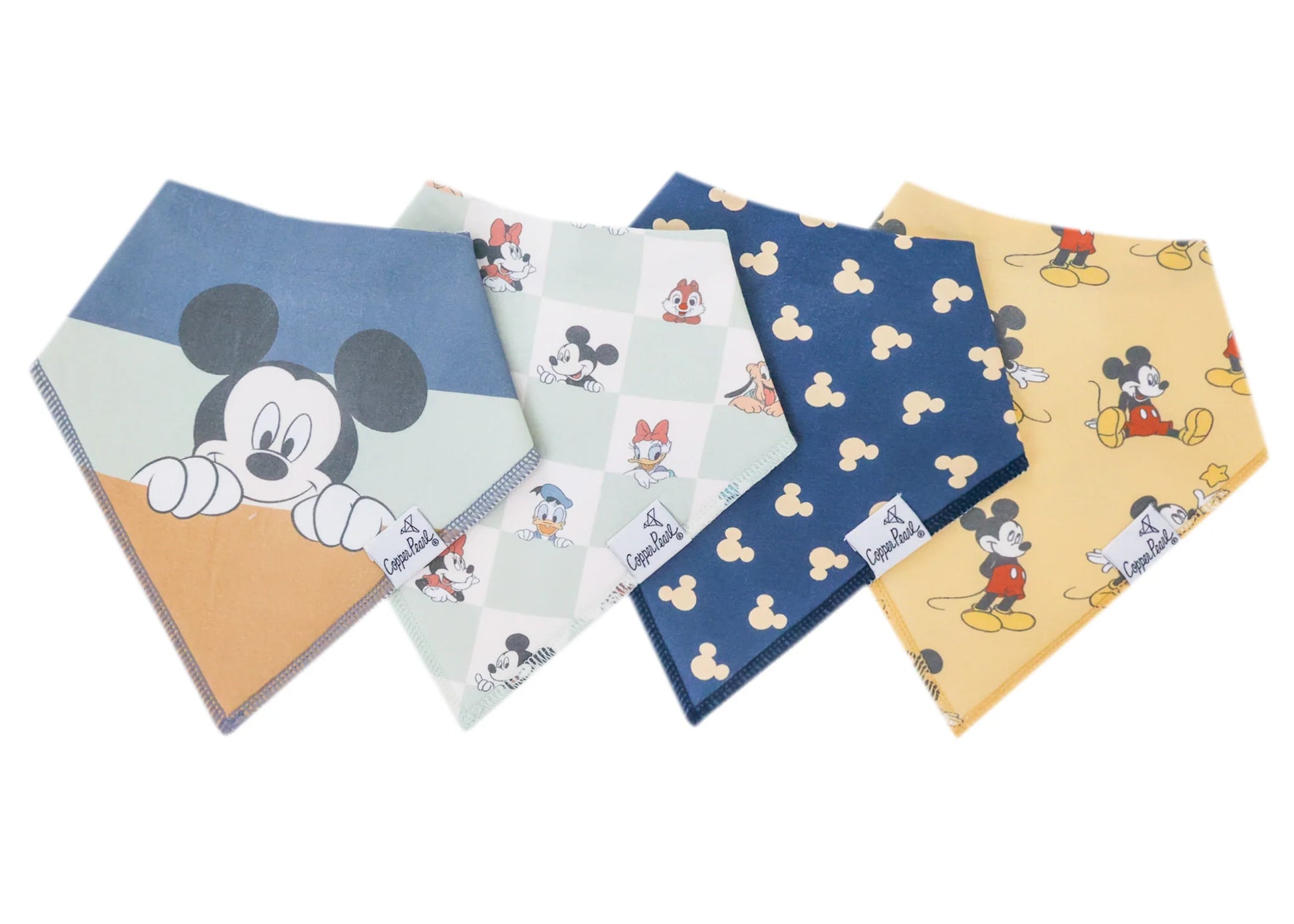 Mickey Mouse and Friends 4 Pack Bandana Bibs - Doodlebug's Children's Boutique