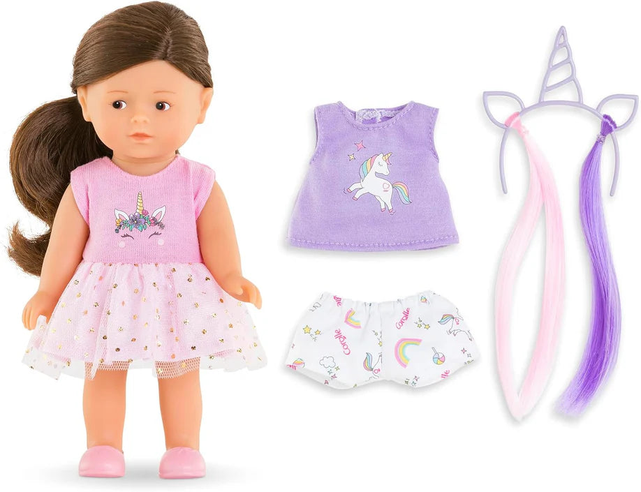 Mini Corolline Romy Unicorn Doll Set - Doodlebug's Children's Boutique