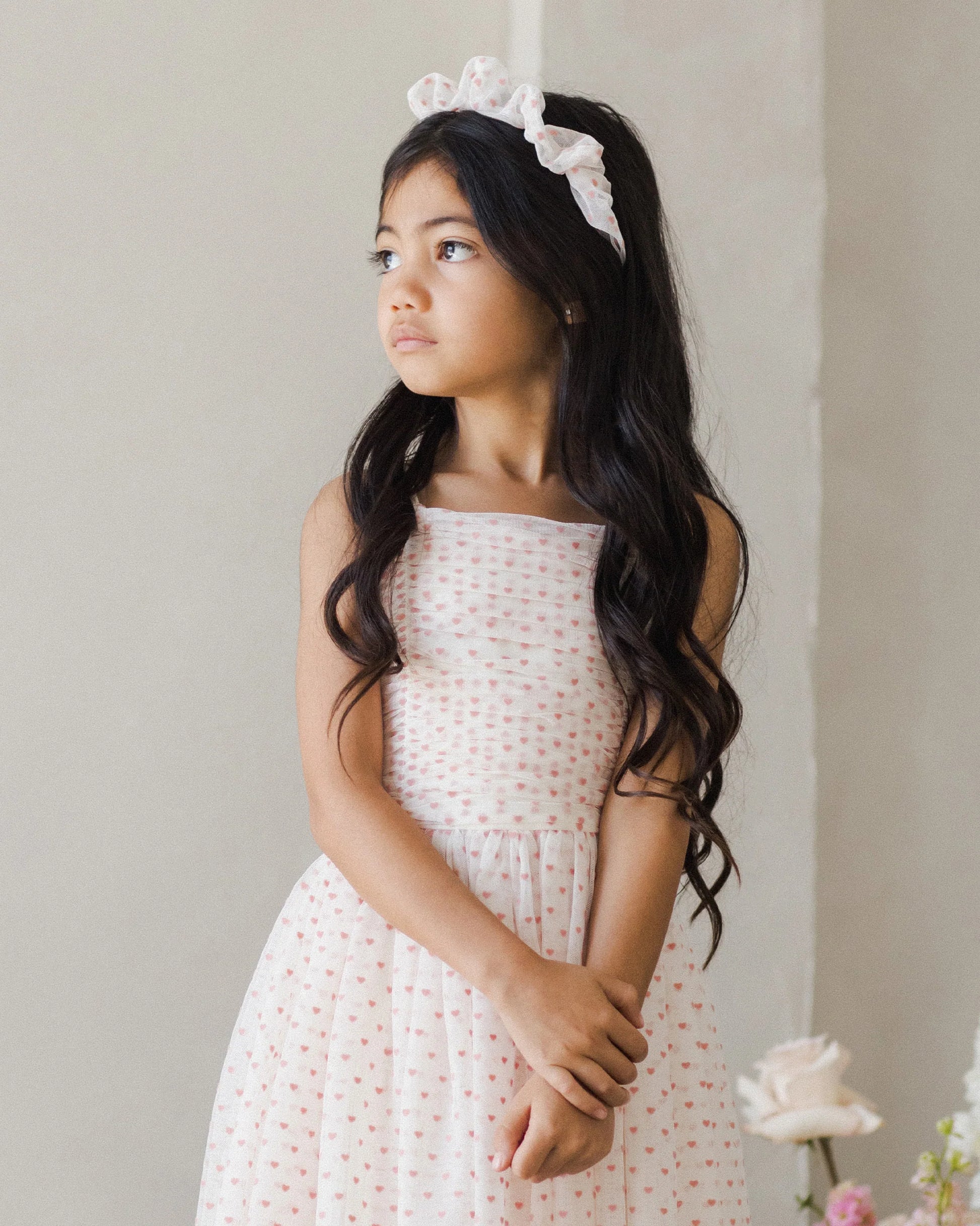 Witley Dress in Hearts - Doodlebug's Children's Boutique