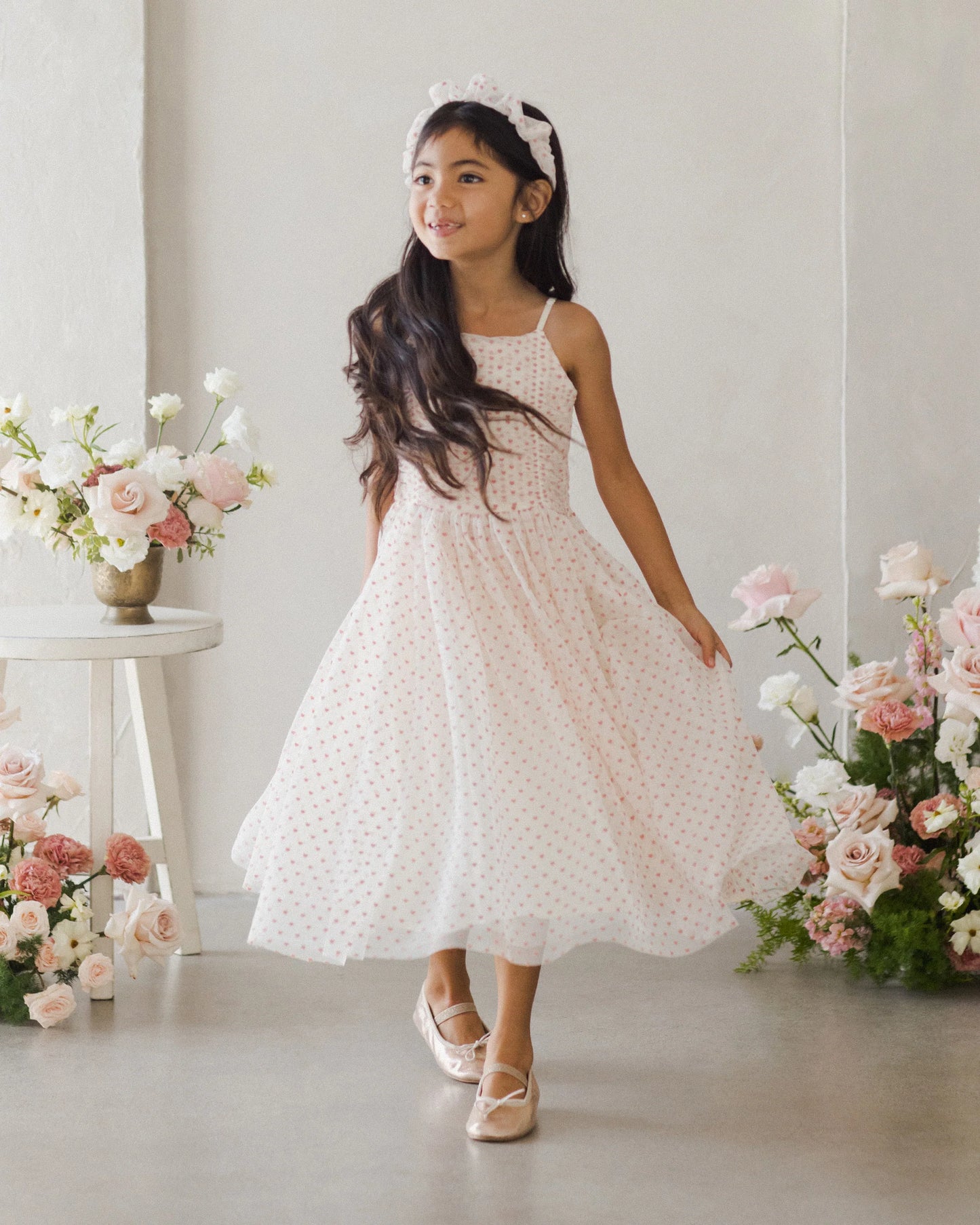 Witley Dress in Hearts - Doodlebug's Children's Boutique