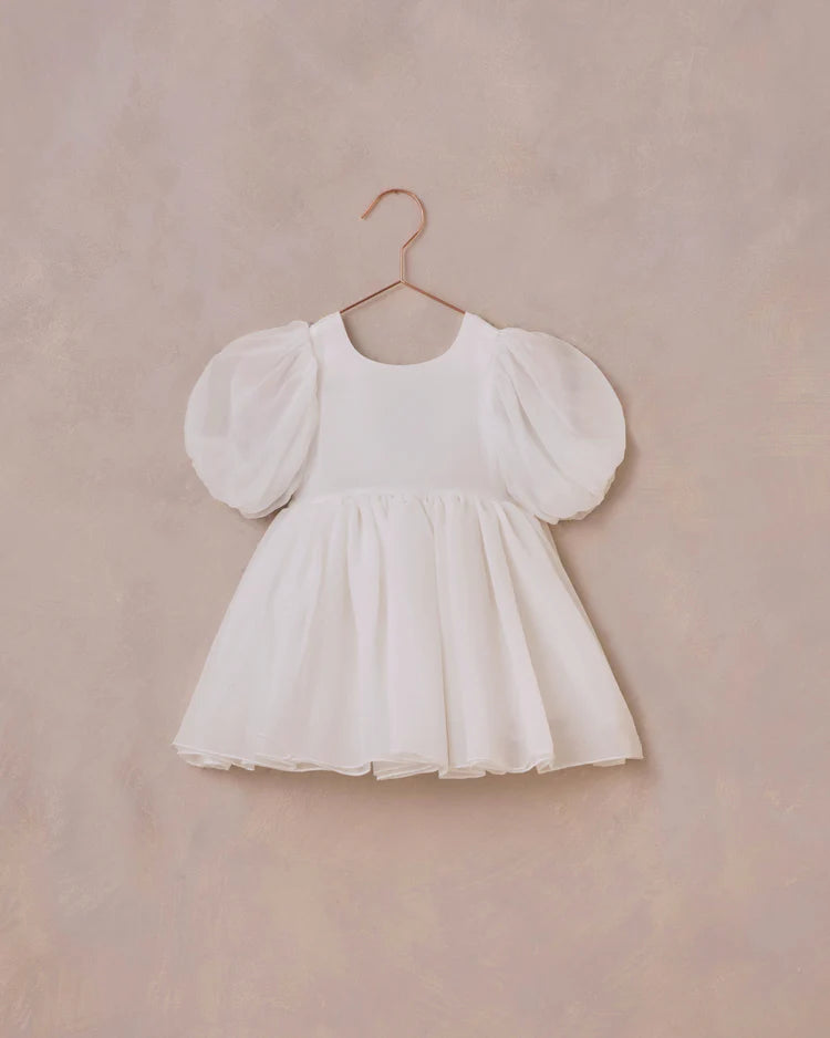 Sofia Dress in Ivory - Doodlebug's Children's Boutique