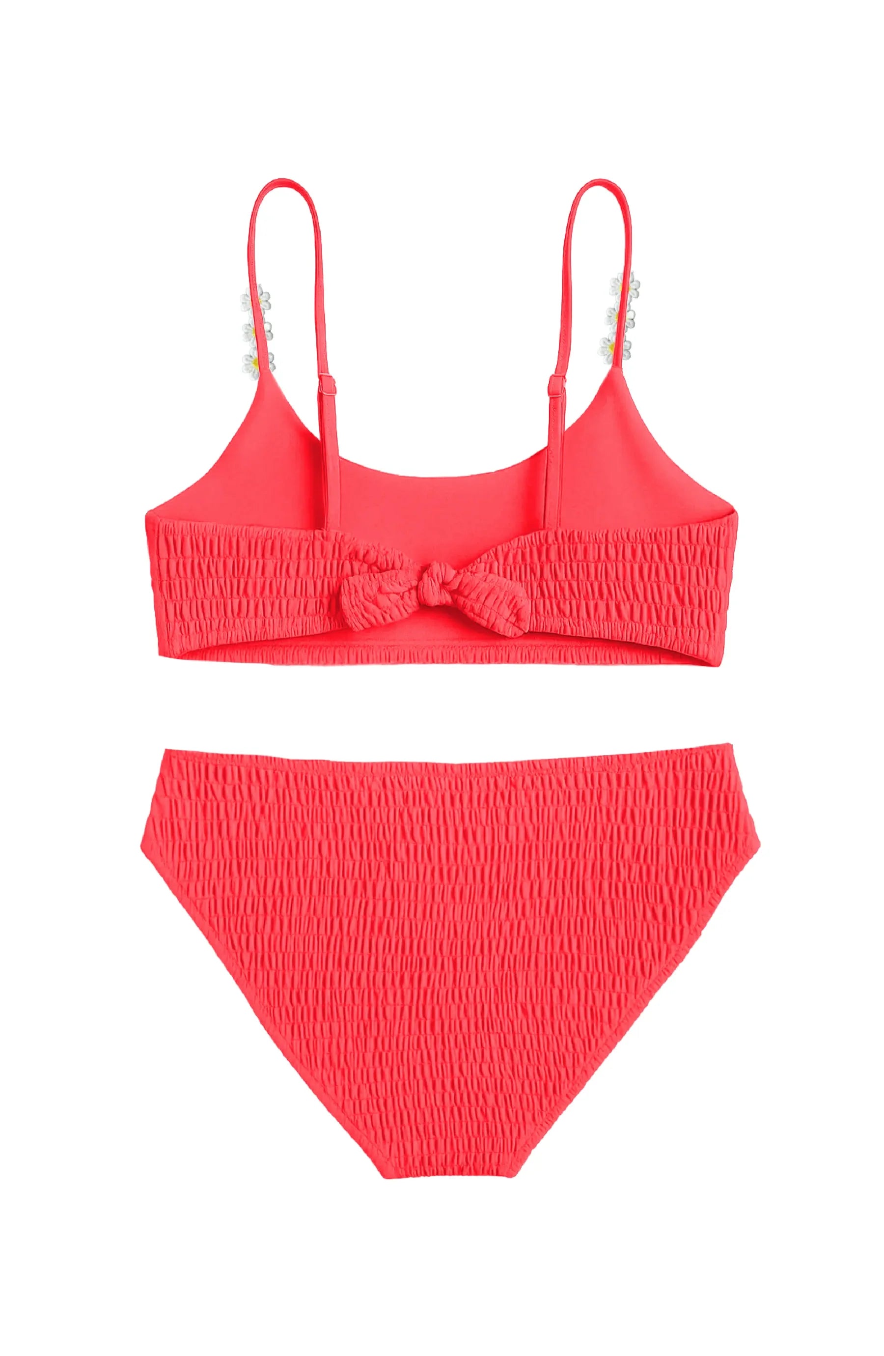 Coral Nova Smocked Two Piece Swimsuit - Doodlebug's Children's Boutique
