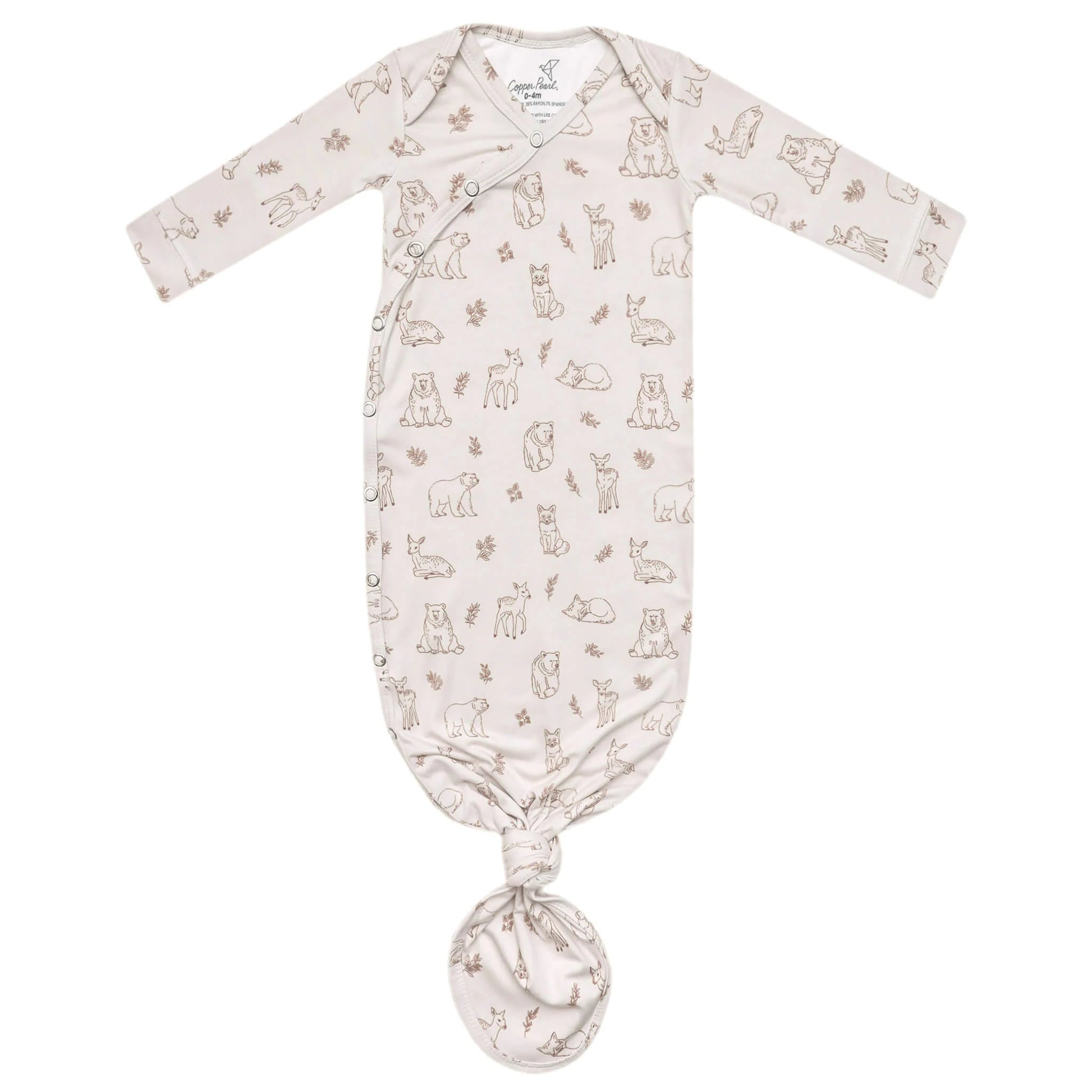 Dylan Knotted Gown - Doodlebug's Children's Boutique