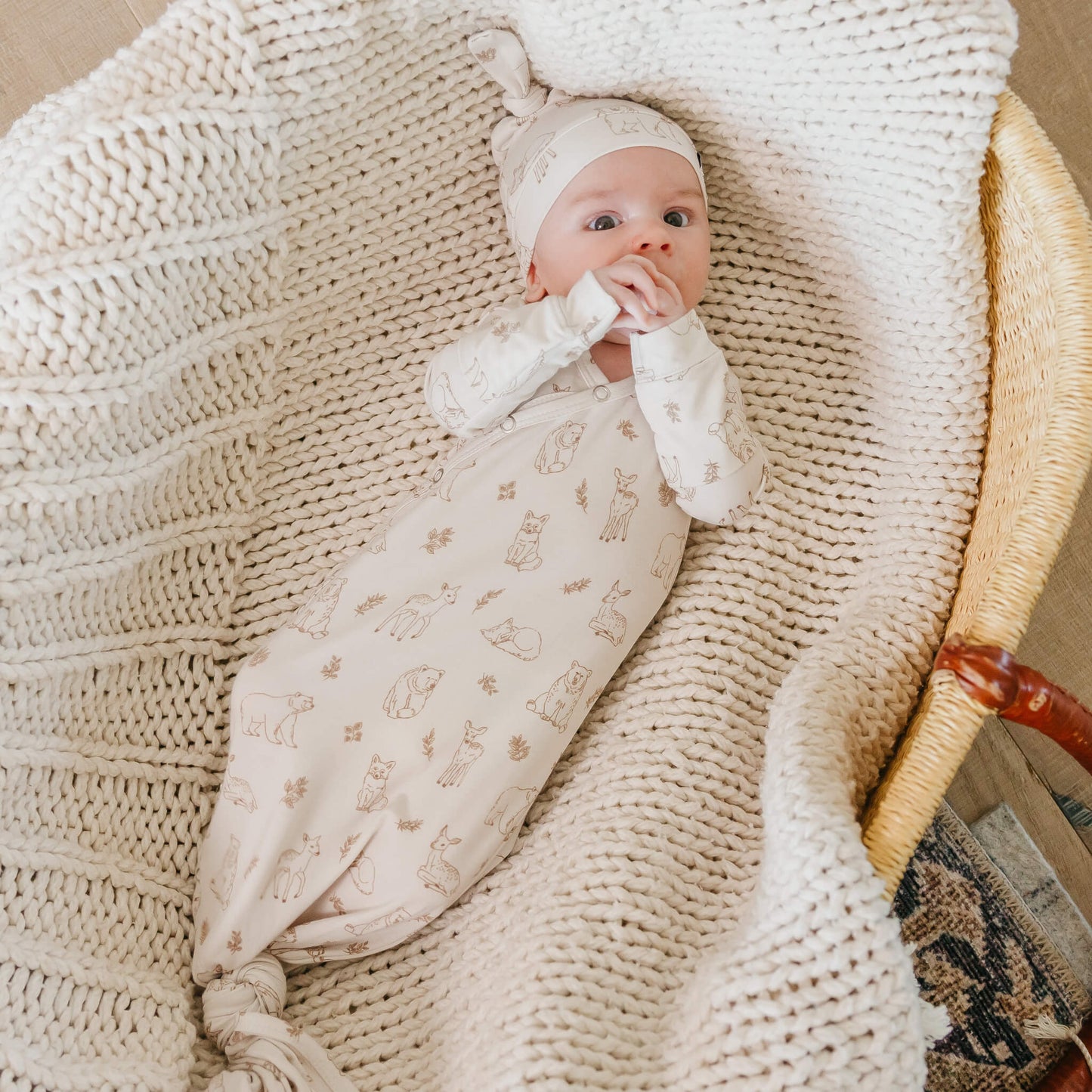 Dylan Knotted Gown - Doodlebug's Children's Boutique
