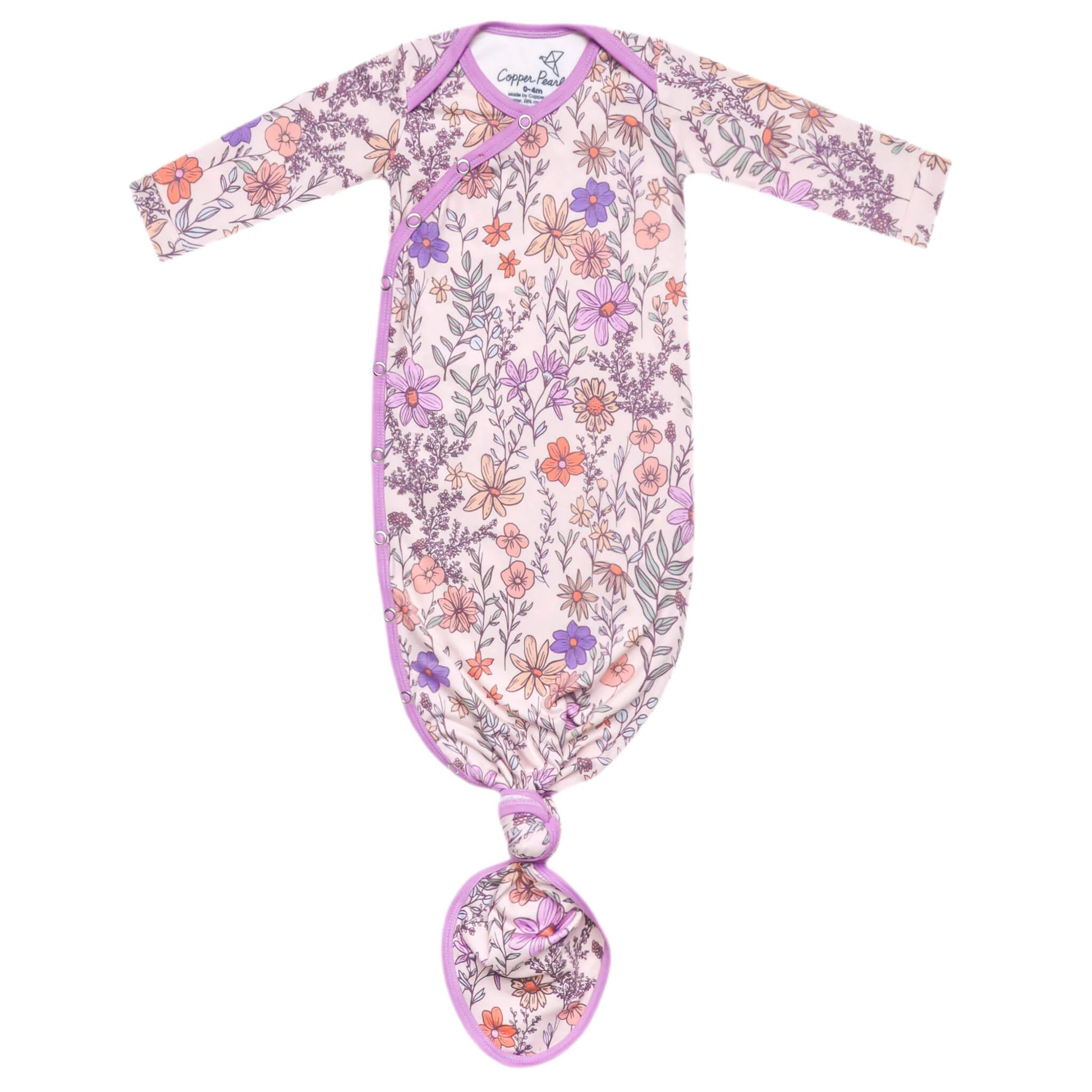 Flora Knotted Gown - Doodlebug's Children's Boutique