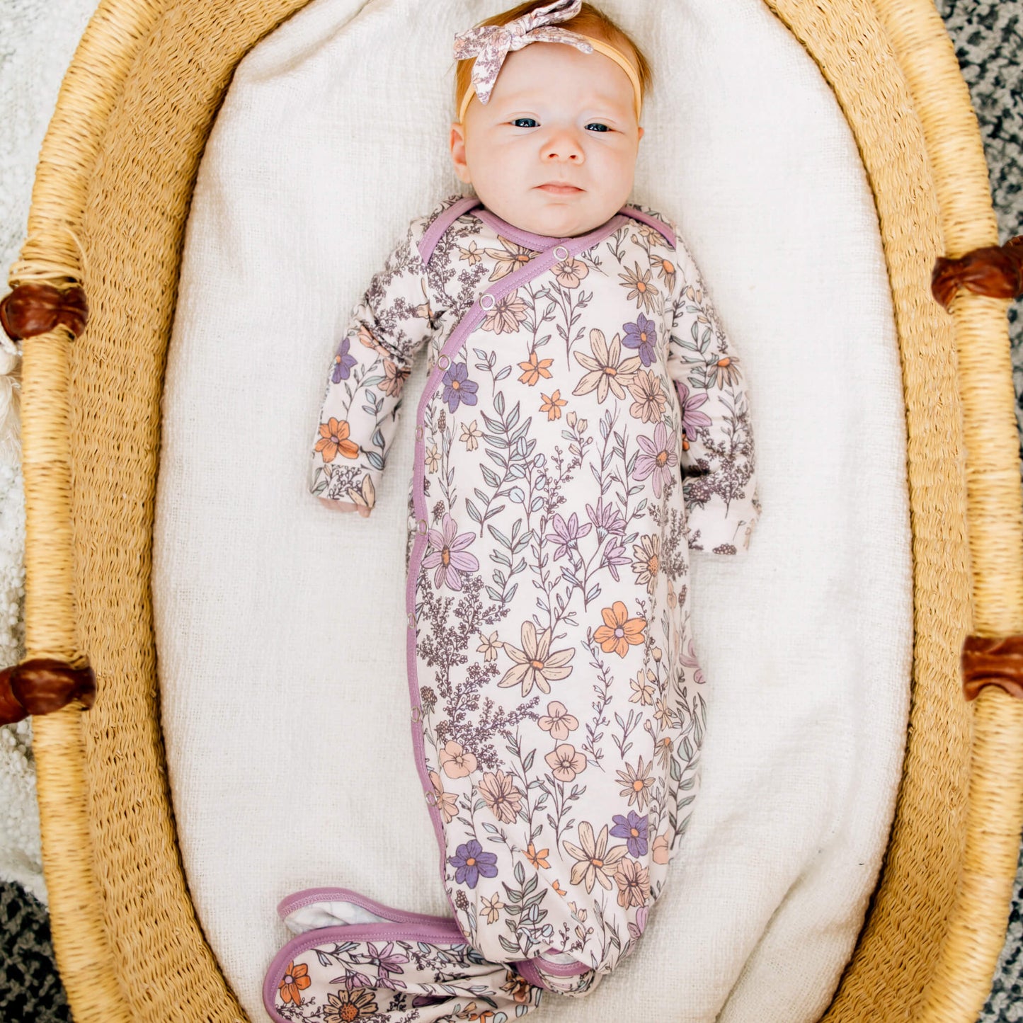 Flora Knotted Gown - Doodlebug's Children's Boutique