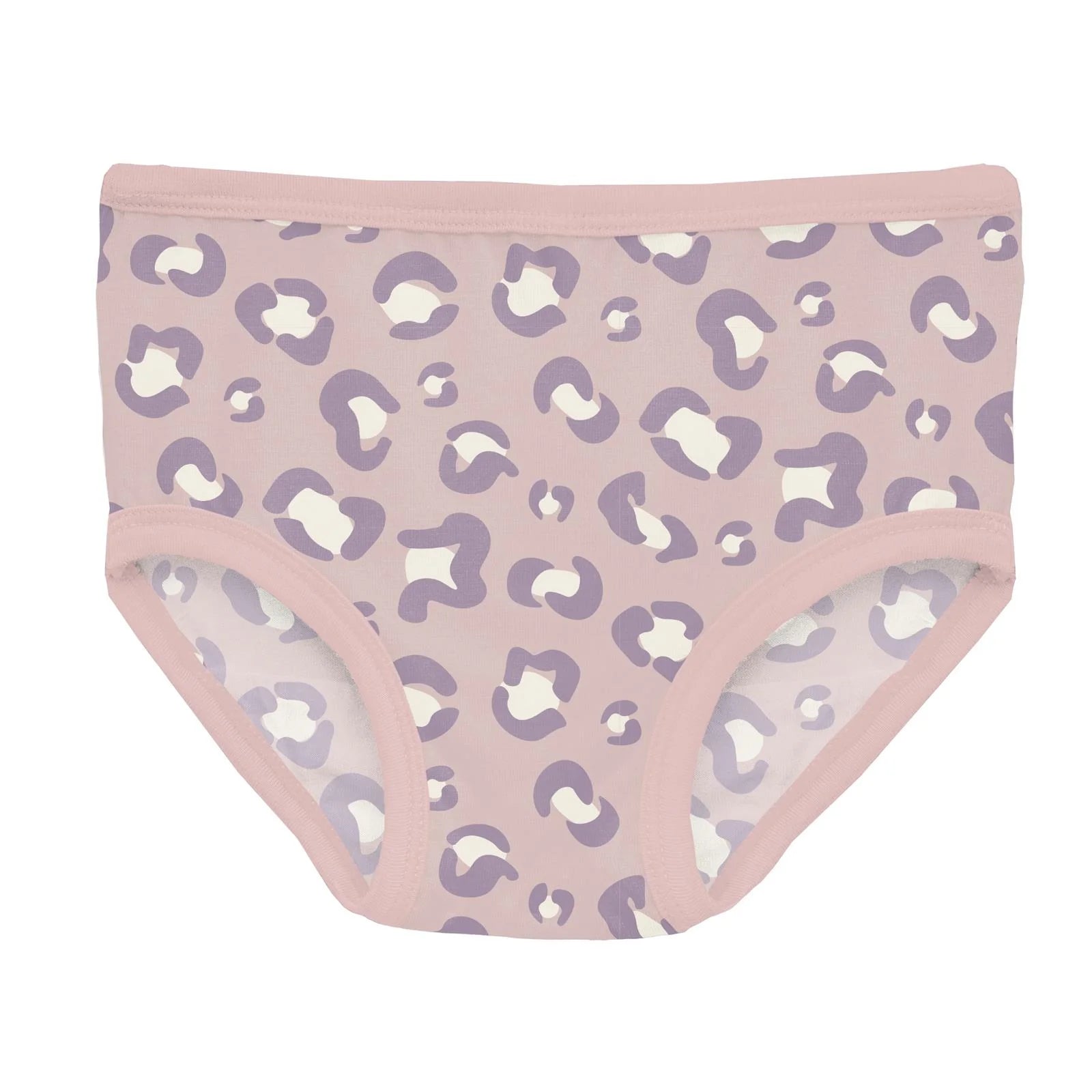 Print Girl's Underwear in Baby Rose Cheetah Print - Doodlebug's Children's Boutique