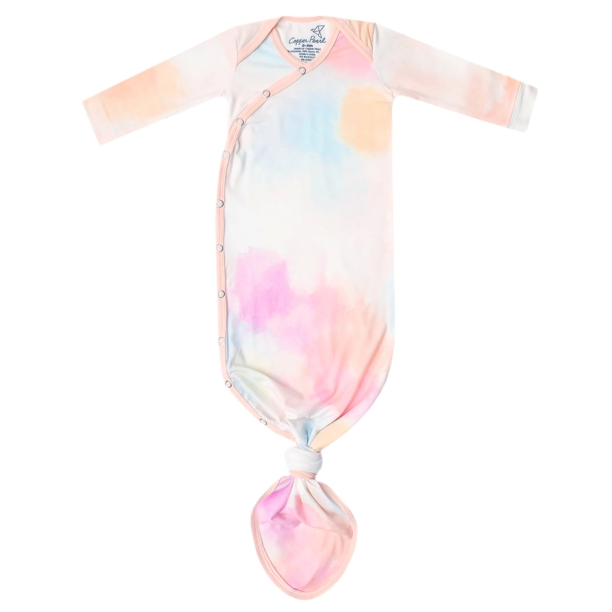 Nova Knotted Gown - Doodlebug's Children's Boutique