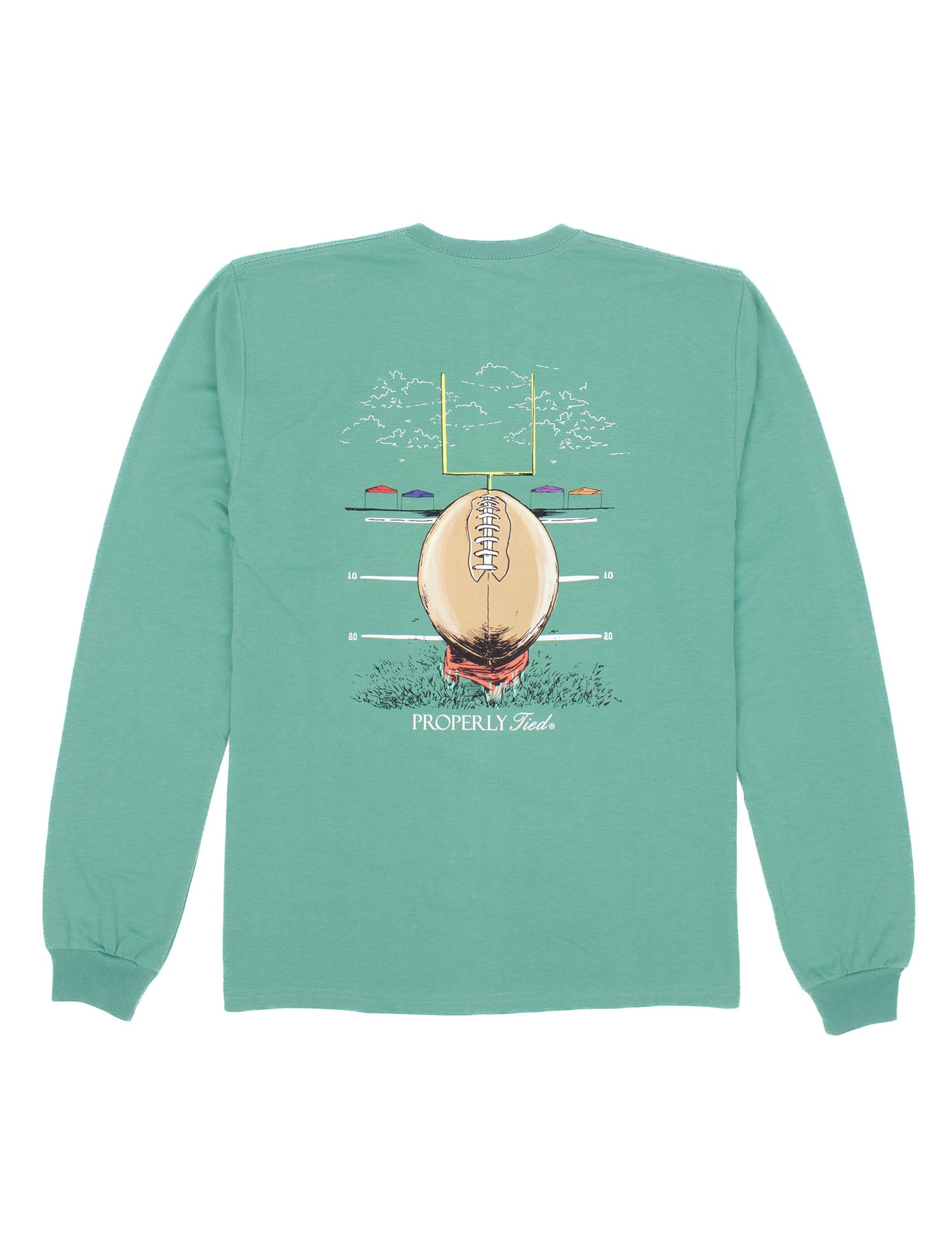 Field Goal Long Sleeve Tee  - Doodlebug's Children's Boutique