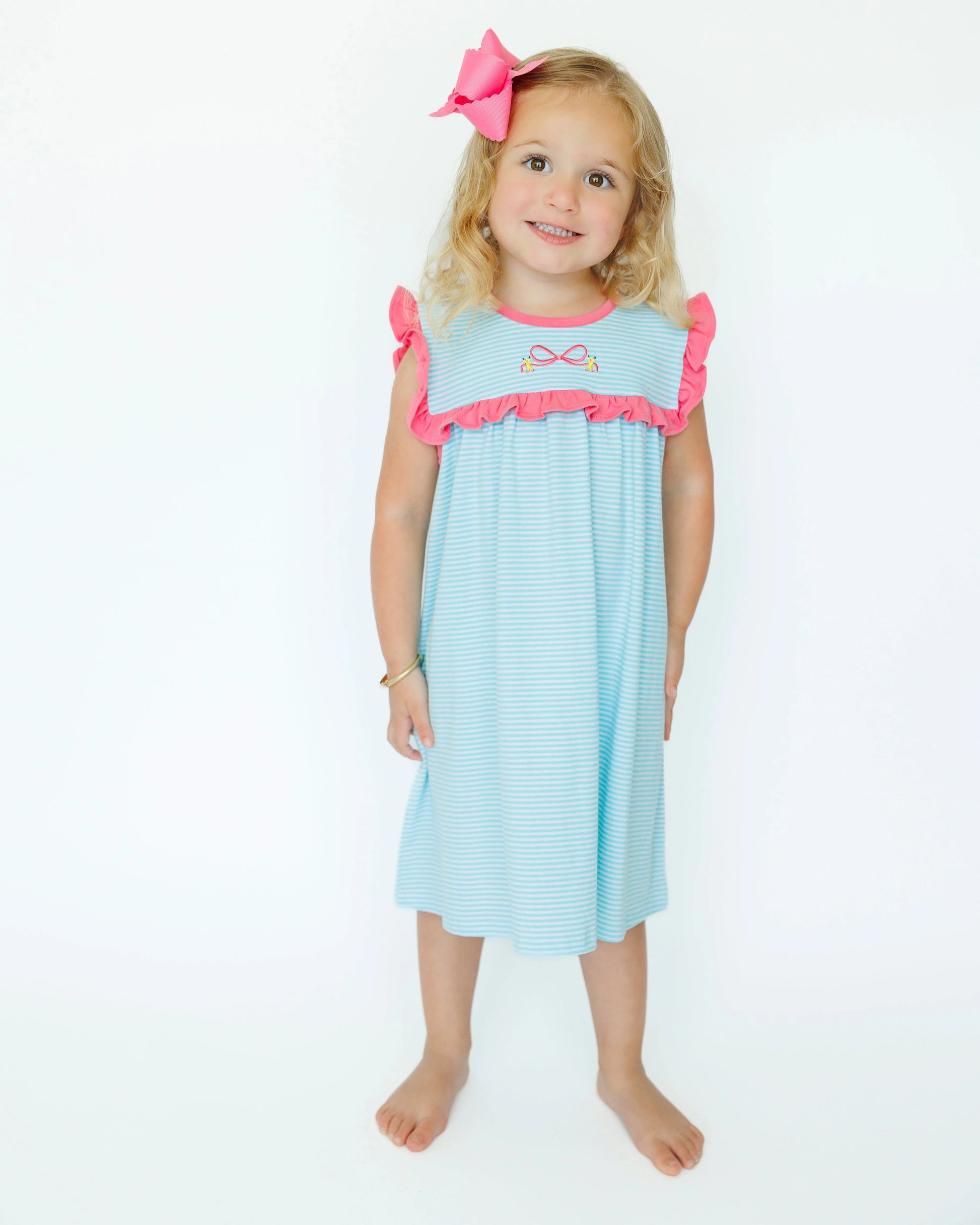 Pencil Bow Dress - Doodlebug's Children's Boutique