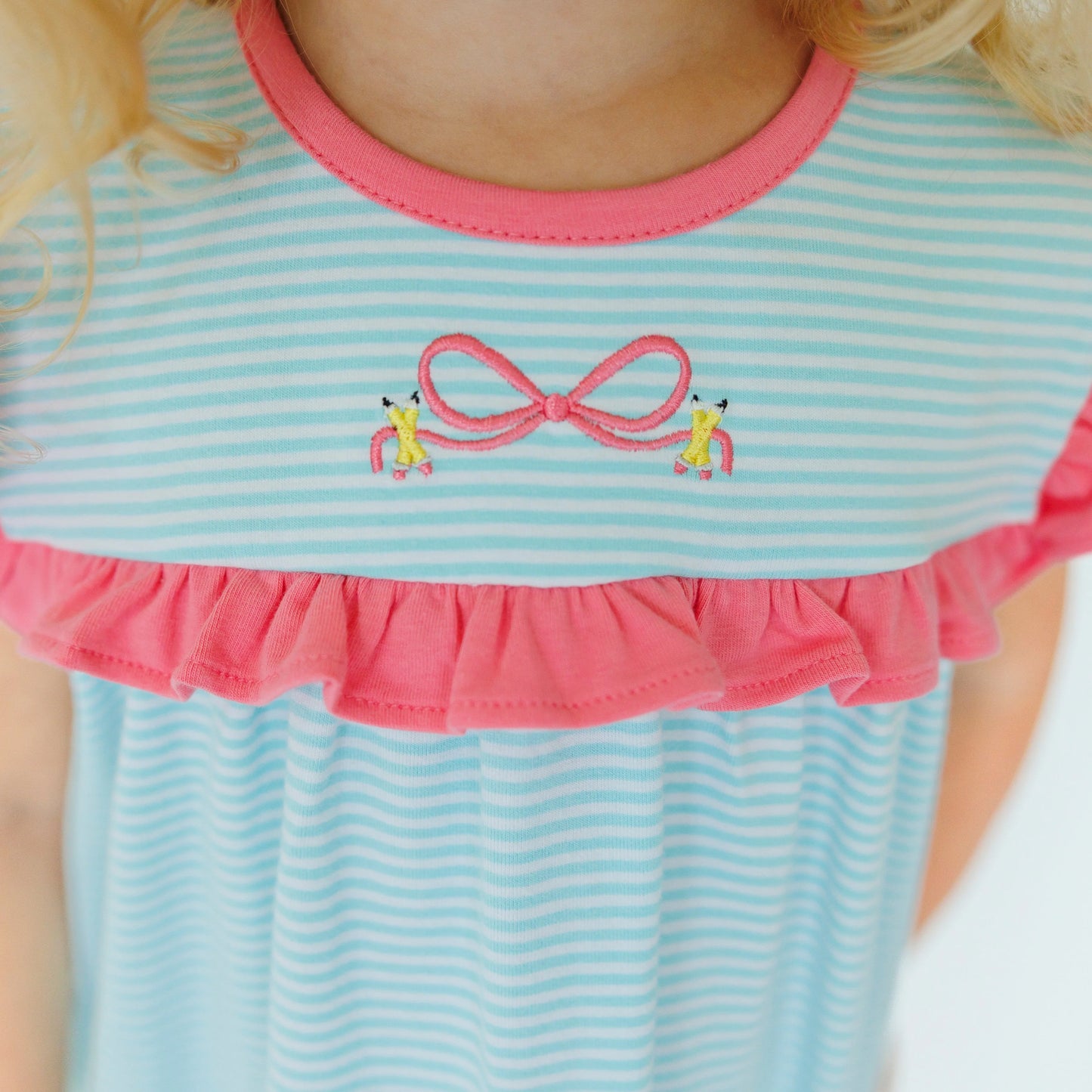 Pencil Bow Dress - Doodlebug's Children's Boutique
