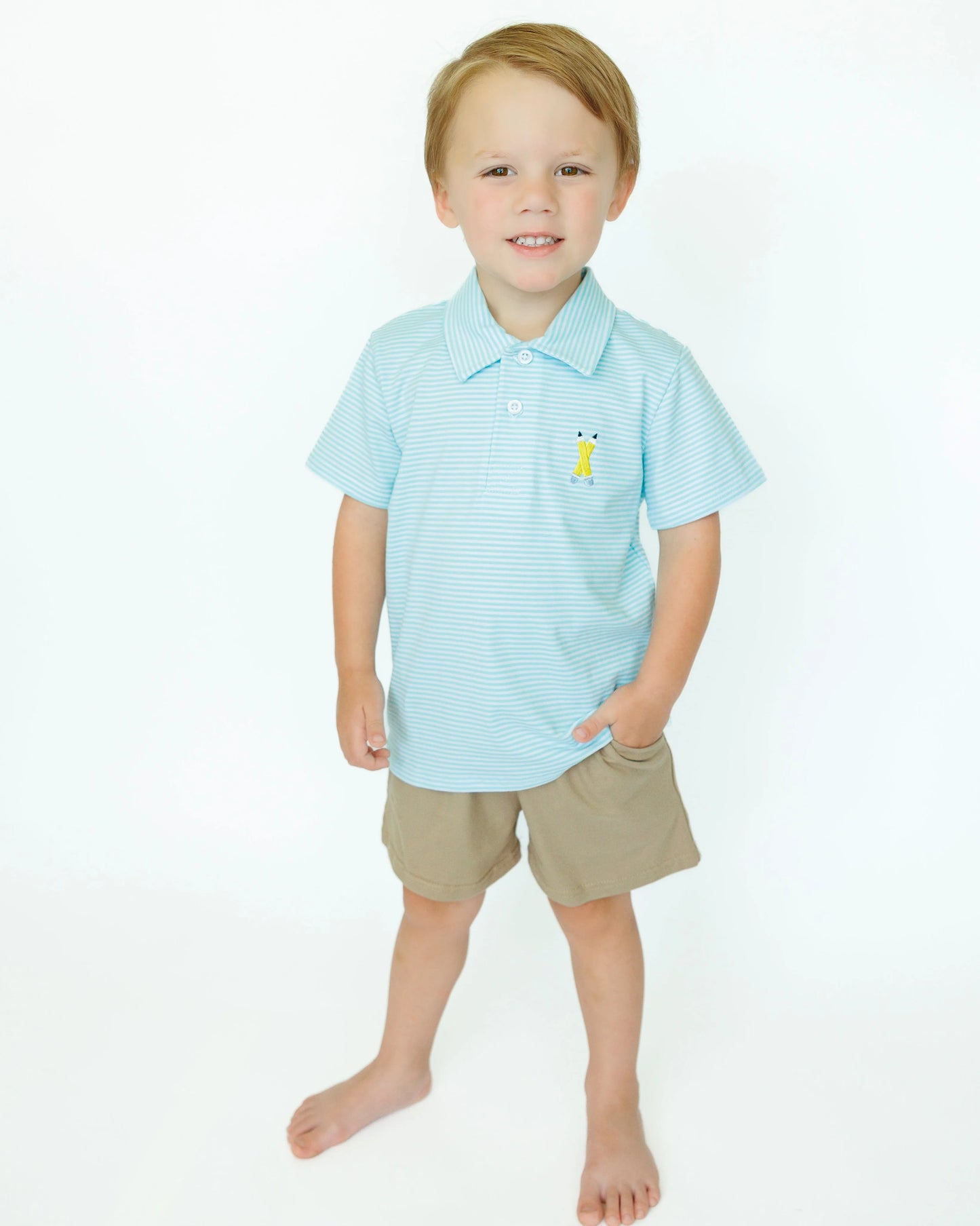 Pencil Polo - Doodlebug's Children's Boutique