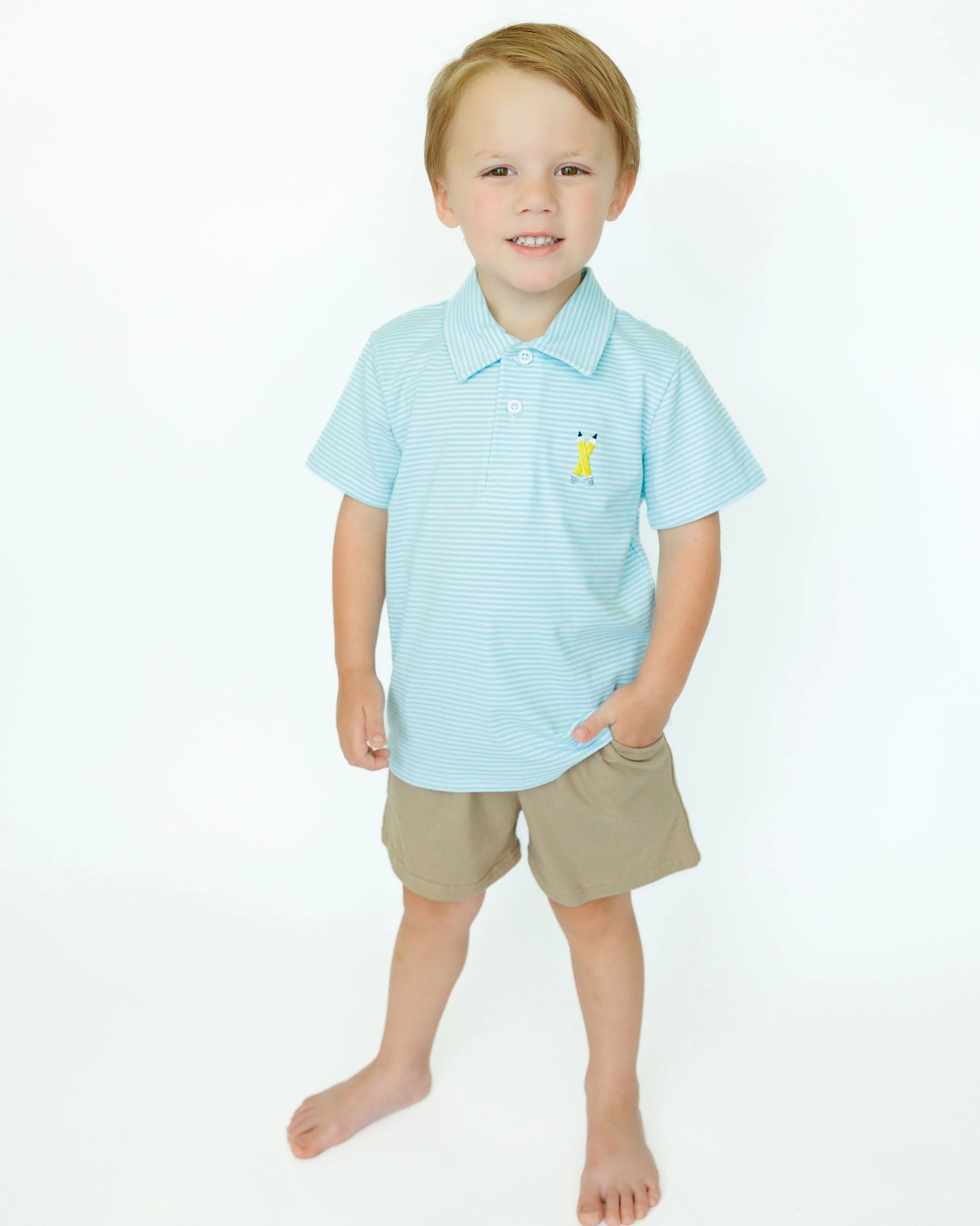 Pencil Polo - Doodlebug's Children's Boutique