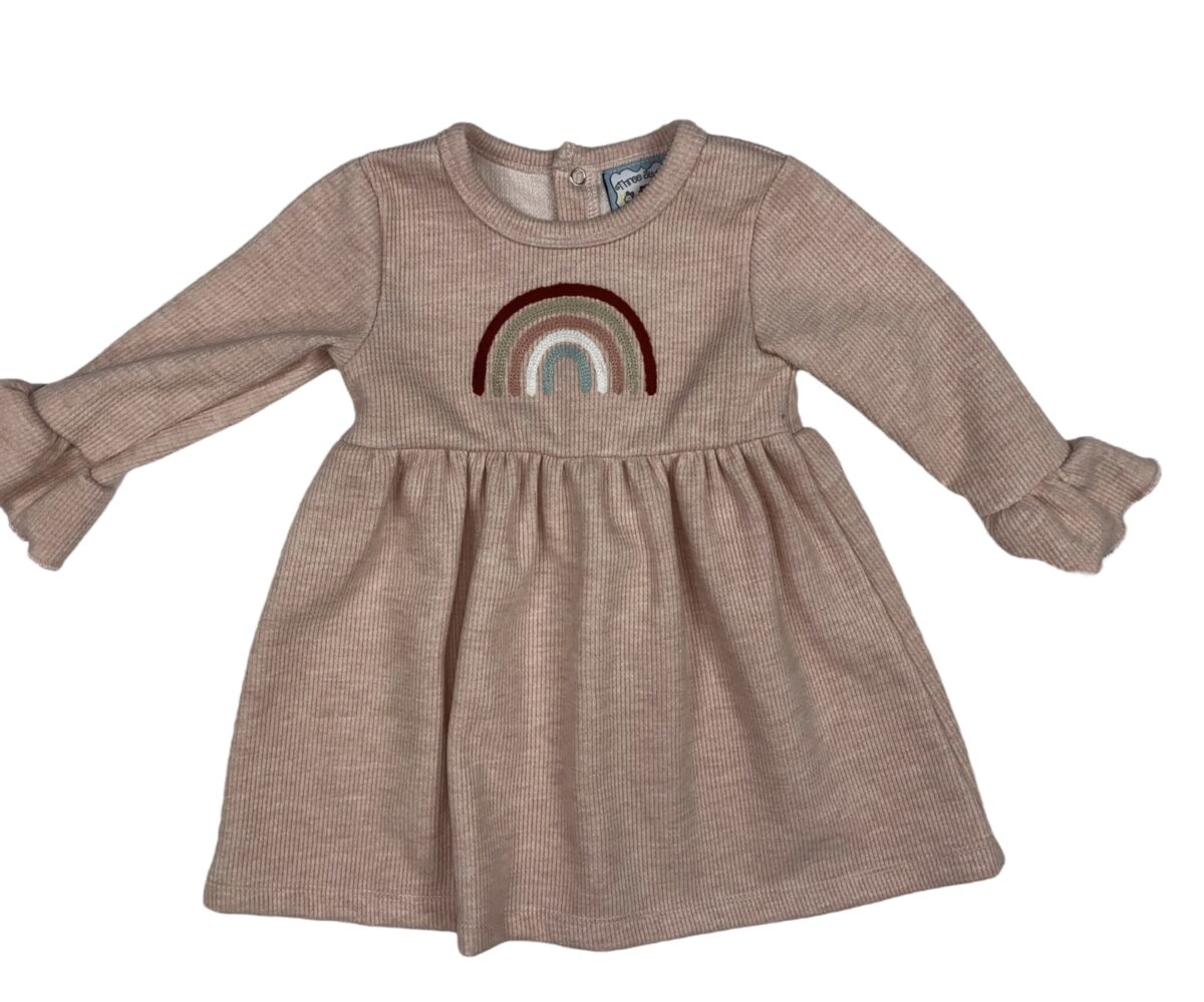 Rainbow Knit Dress - Doodlebug's Children's Boutique