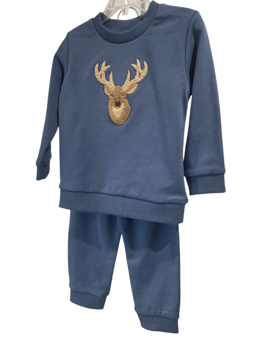 Deer Applique Jogger Set