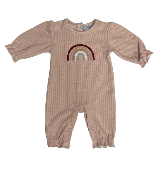 Rainbow Knit Romper - Doodlebug's Children's Boutique