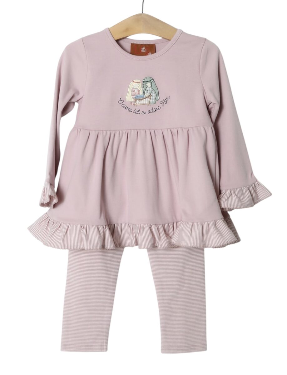 Nativity Applique Legging Set - Doodlebug's Children's Boutique