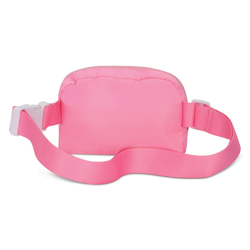 Pink Nylon Belt Bag  - Doodlebug's Children's Boutique