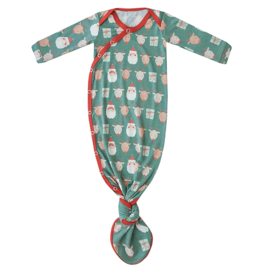 Prancer Knotted Gown  - Doodlebug's Children's Boutique
