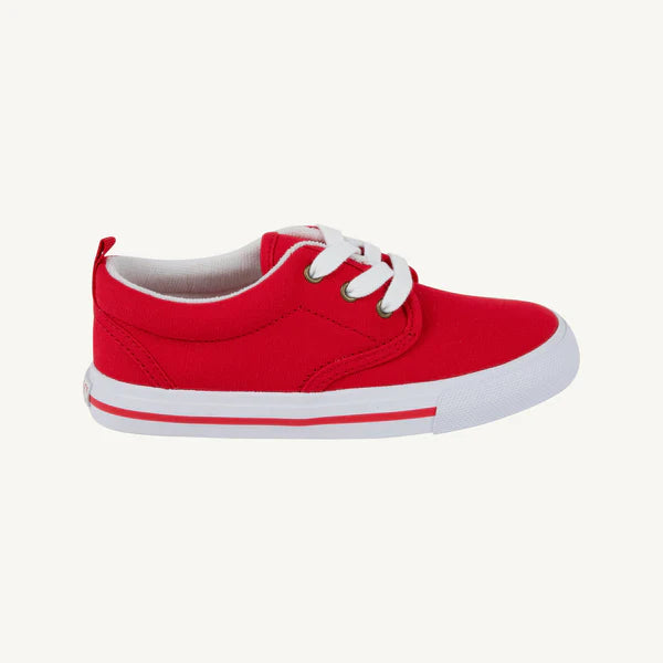 Prep Step Sneakers in Richmond Red - Doodlebug's Children's Boutique