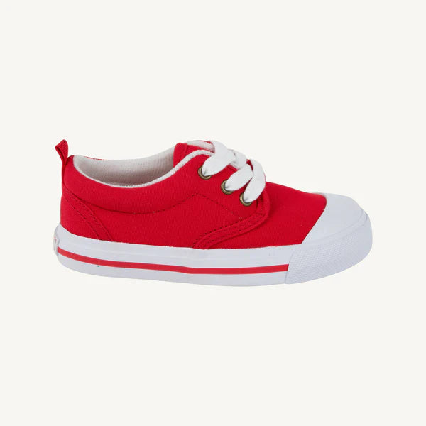 Prep Step Sneakers in Richmond Red - Doodlebug's Children's Boutique