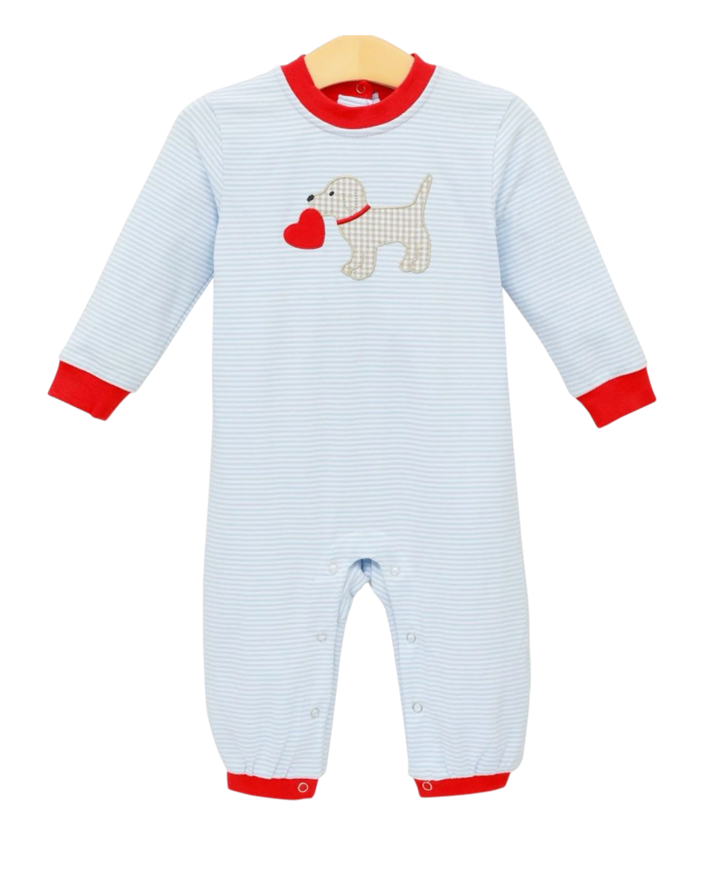 Puppy Love Romper - Doodlebug's Children's Boutique