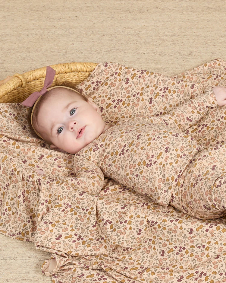 Bamboo Long Sleeve Pajama Set in Posy  - Doodlebug's Children's Boutique