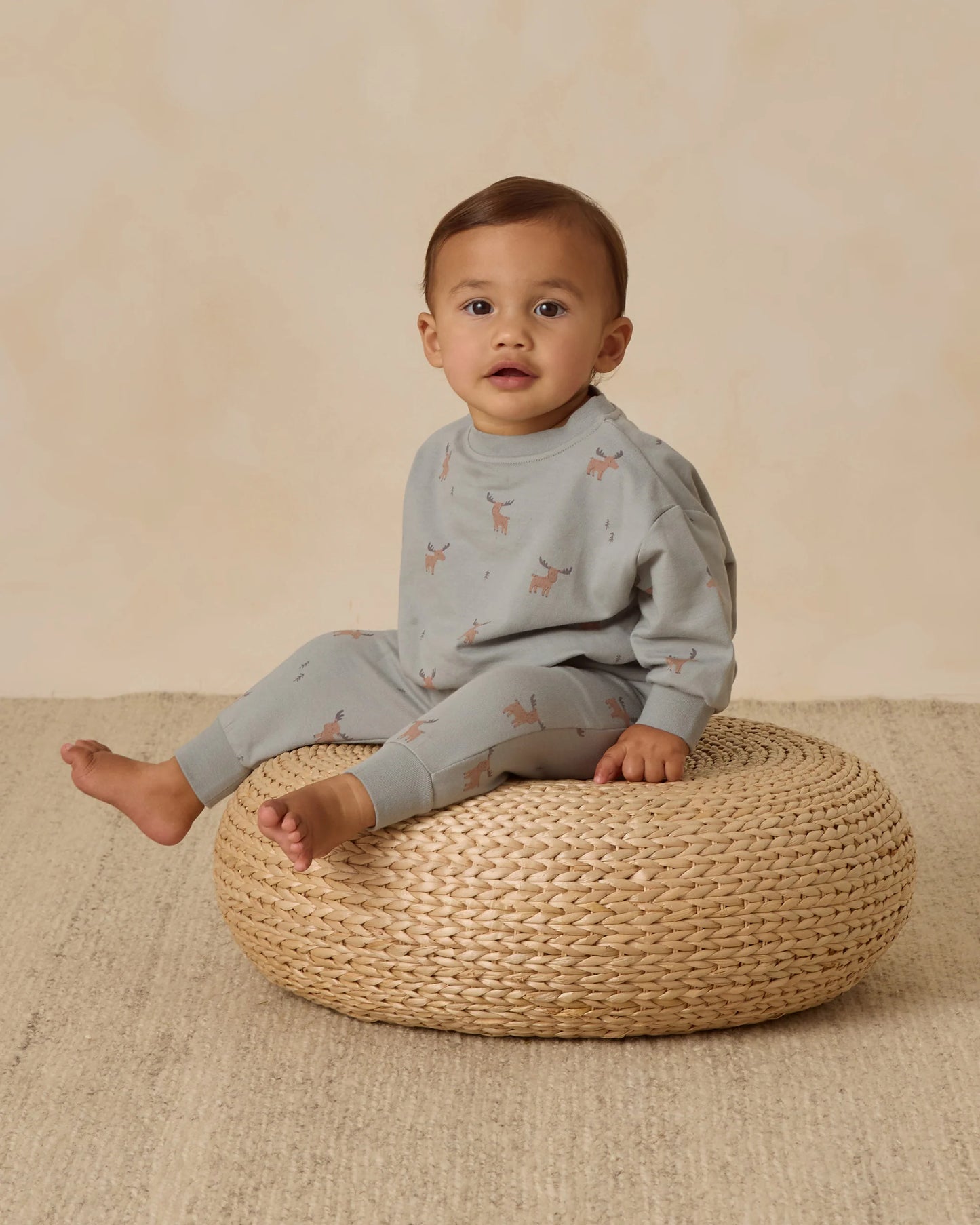 Relaxed Fleece Sweatpants in Moose - Doodlebug's Children's Boutique