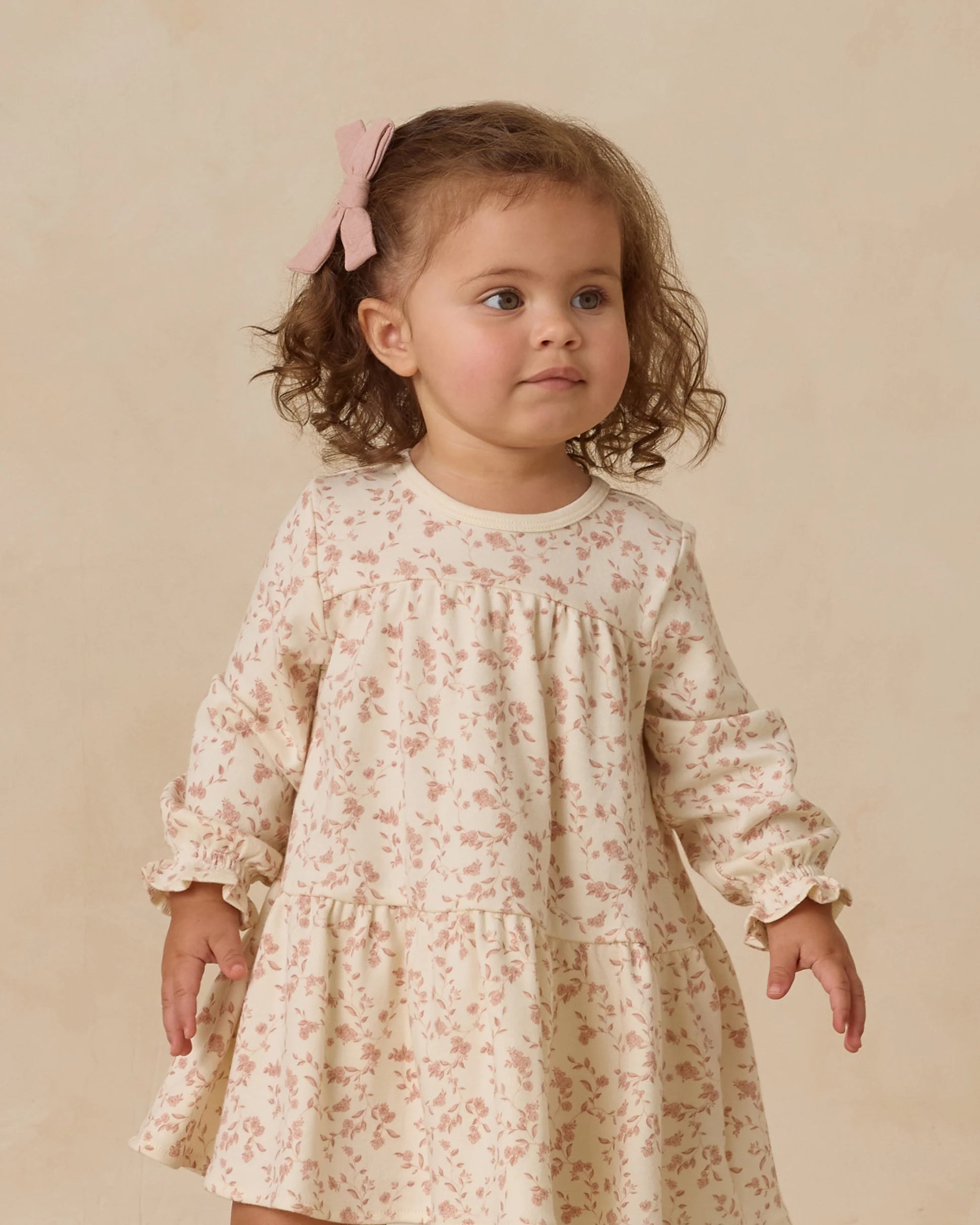 Tiered Jersey Dress in French Garden - Doodlebug's Children's Boutique