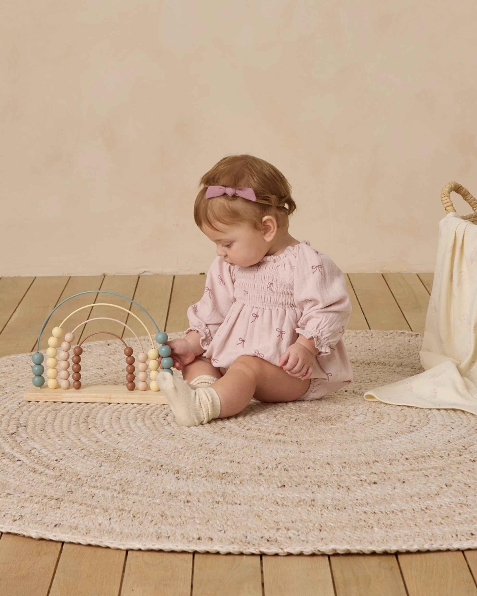 Eden Romper in Bows - Doodlebug's Children's Boutique