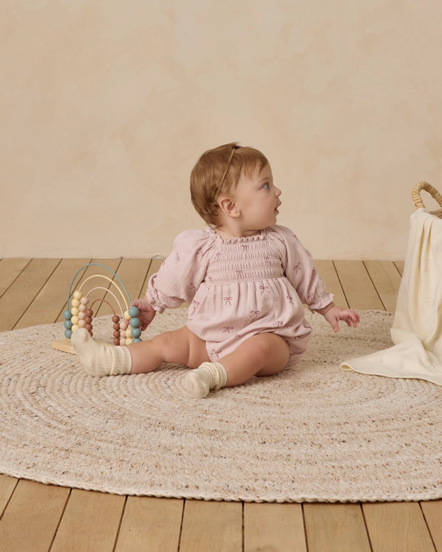 Eden Romper in Bows - Doodlebug's Children's Boutique