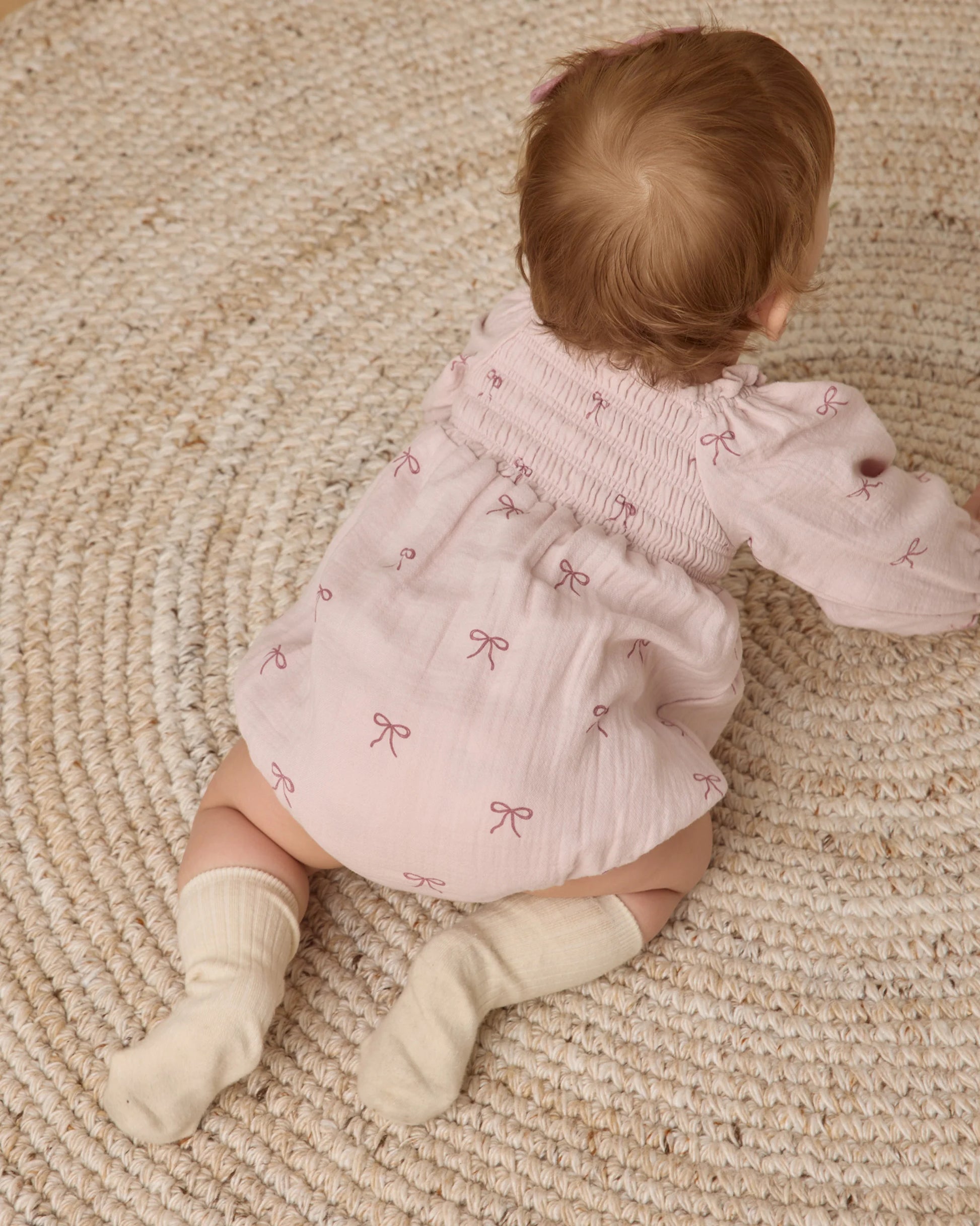 Eden Romper in Bows - Doodlebug's Children's Boutique