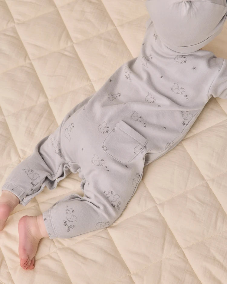 Long Sleeve Jumpsuit in Squirrel