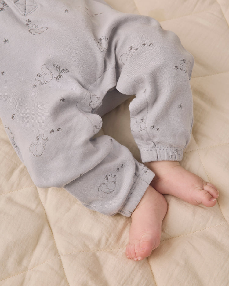 Long Sleeve Jumpsuit in Squirrel
