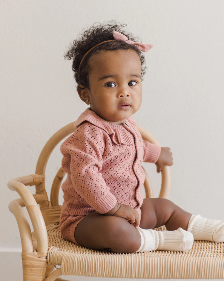 Little Knot Headband in Bubblegum - Doodlebug's Children's Boutique