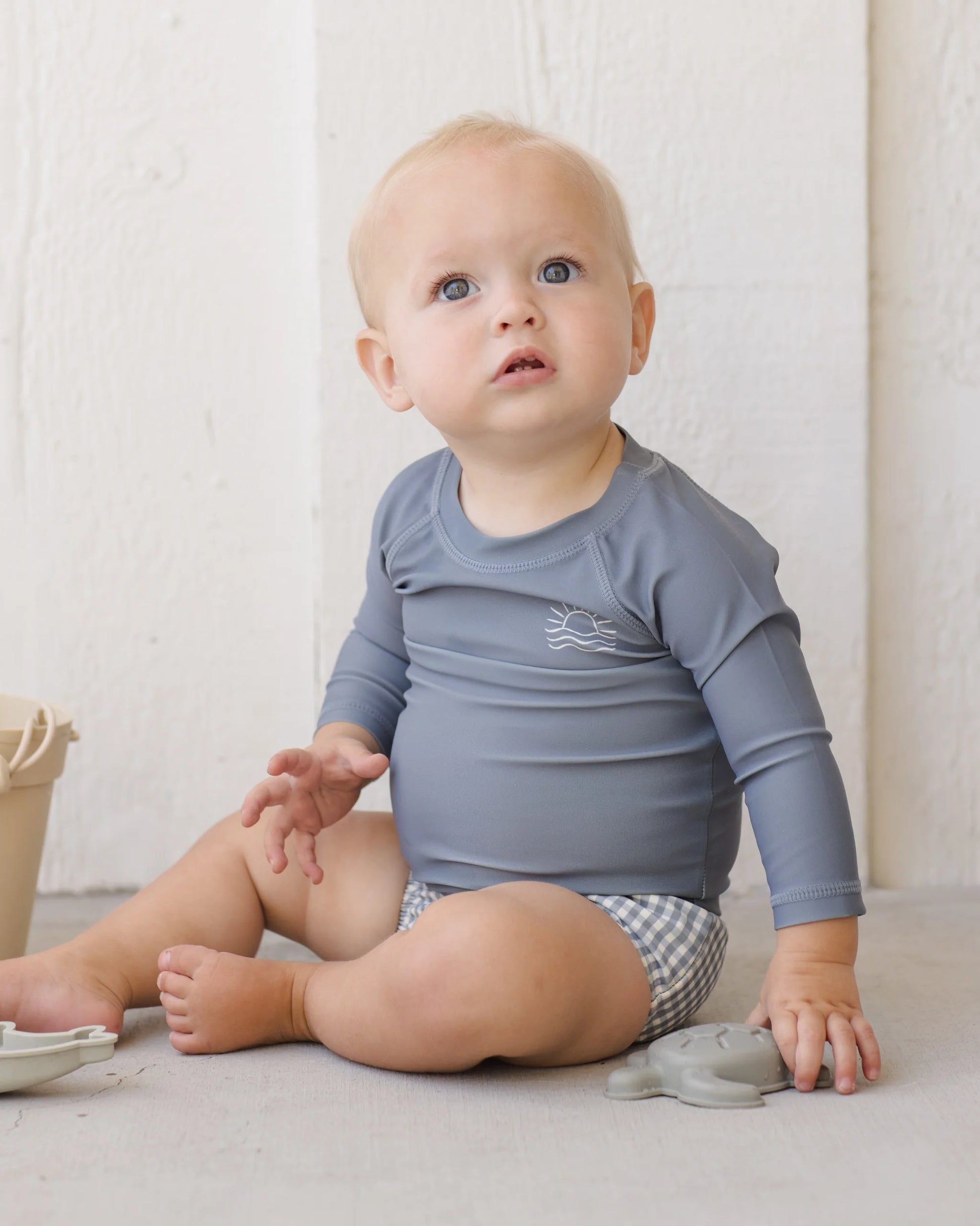 Rashguard in Ocean - Doodlebug's Children's Boutique