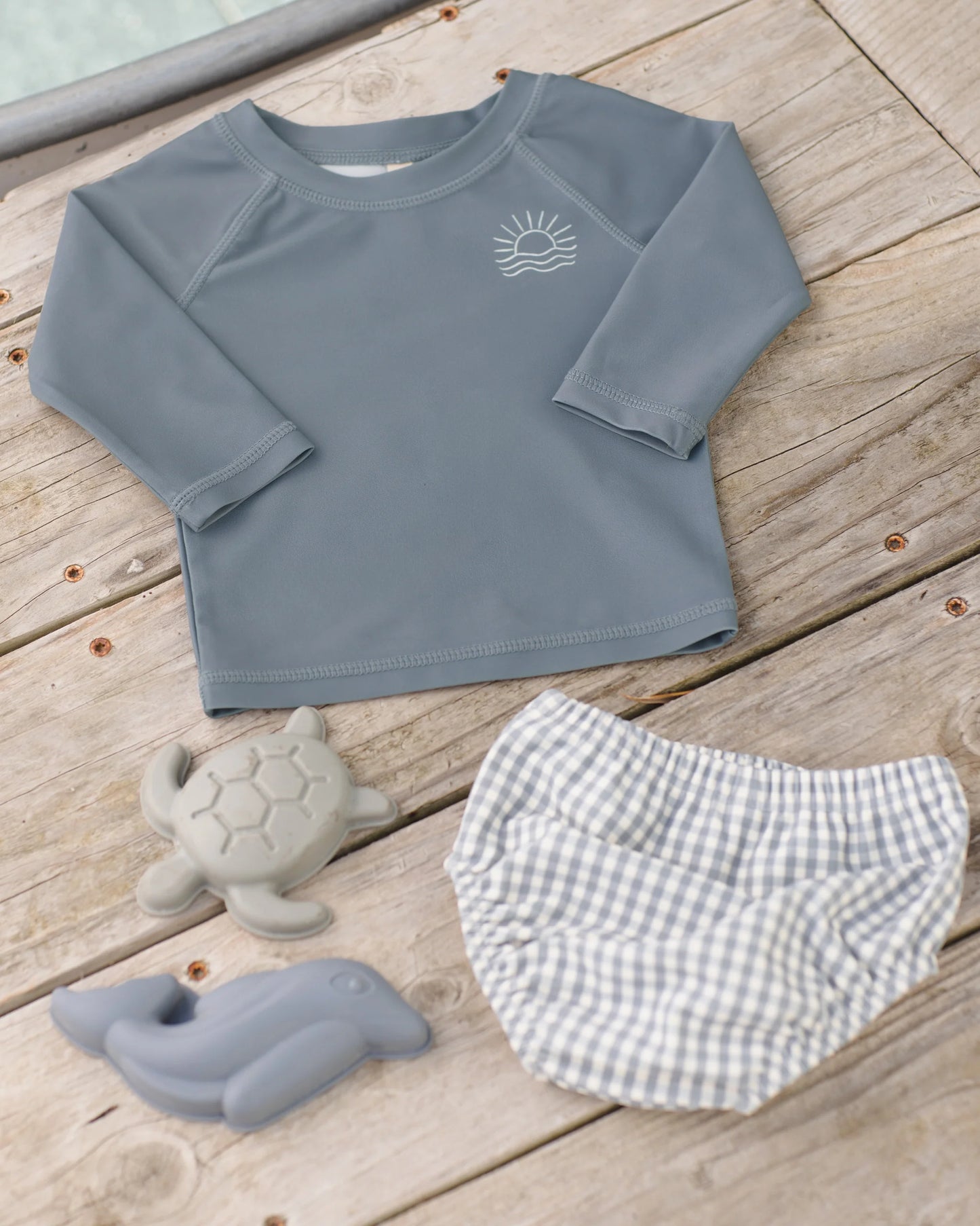 Rashguard in Ocean - Doodlebug's Children's Boutique