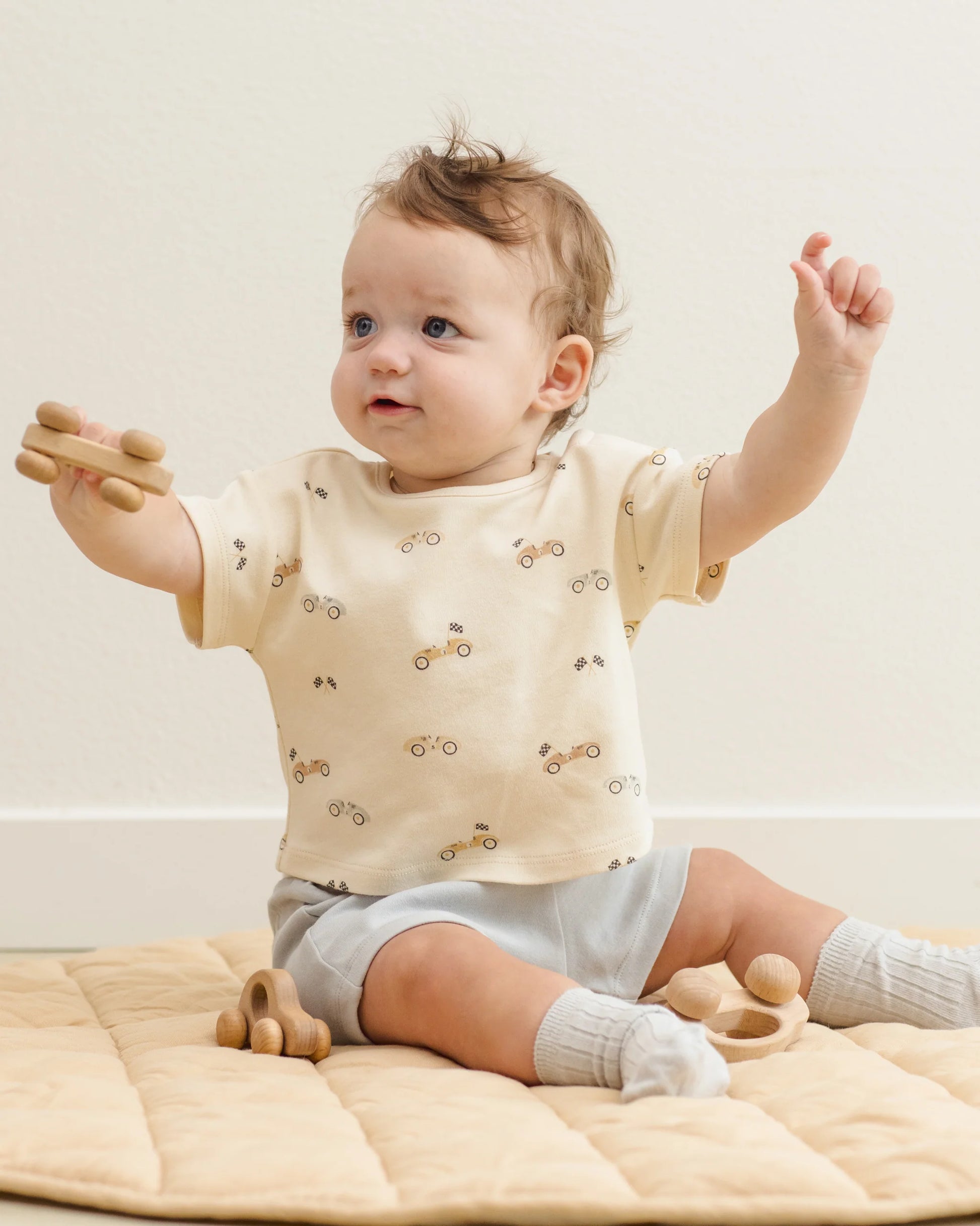 Boxy Tee in Race Car - Doodlebug's Children's Boutique