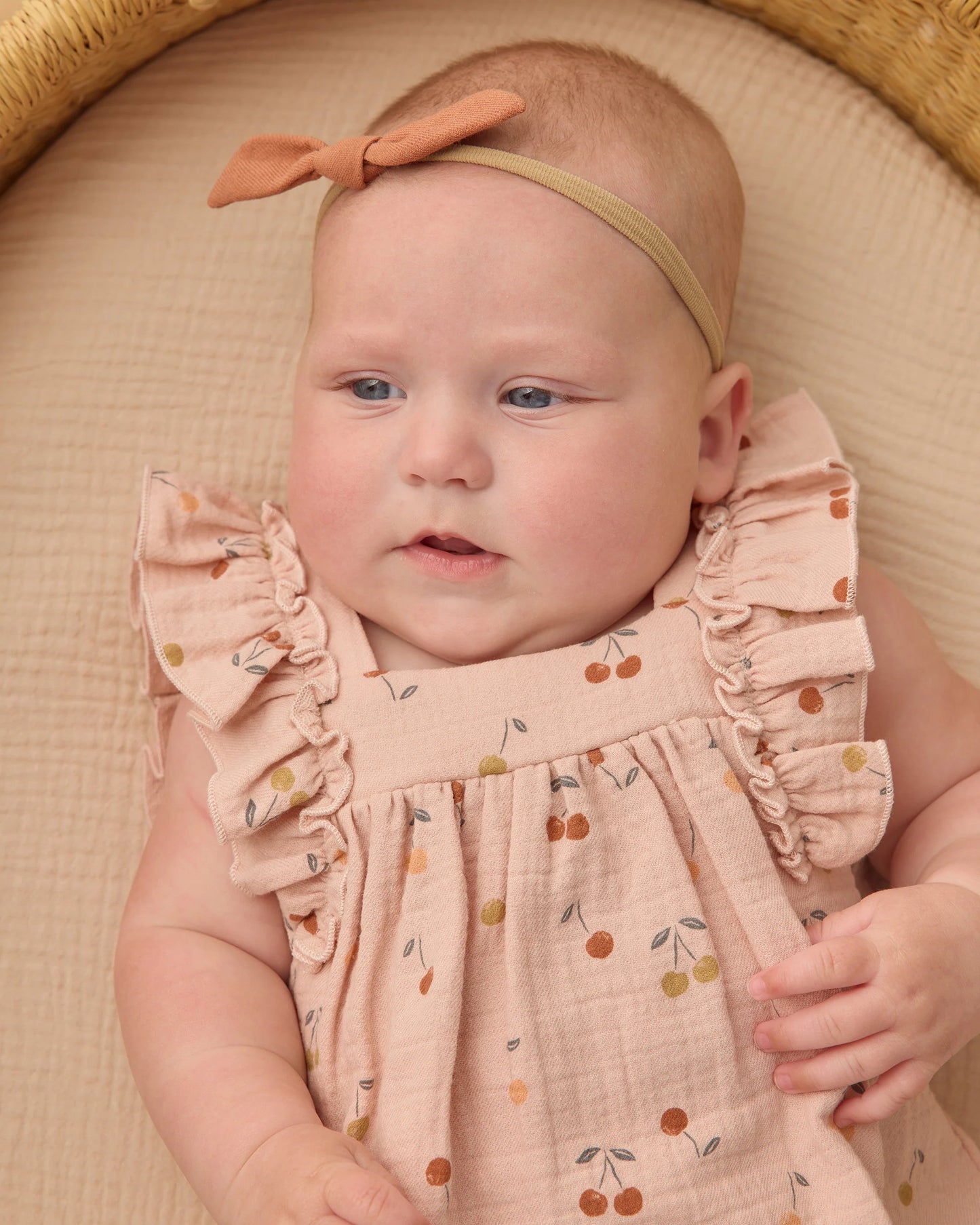 Maya Romper in Cherries - Doodlebug's Children's Boutique