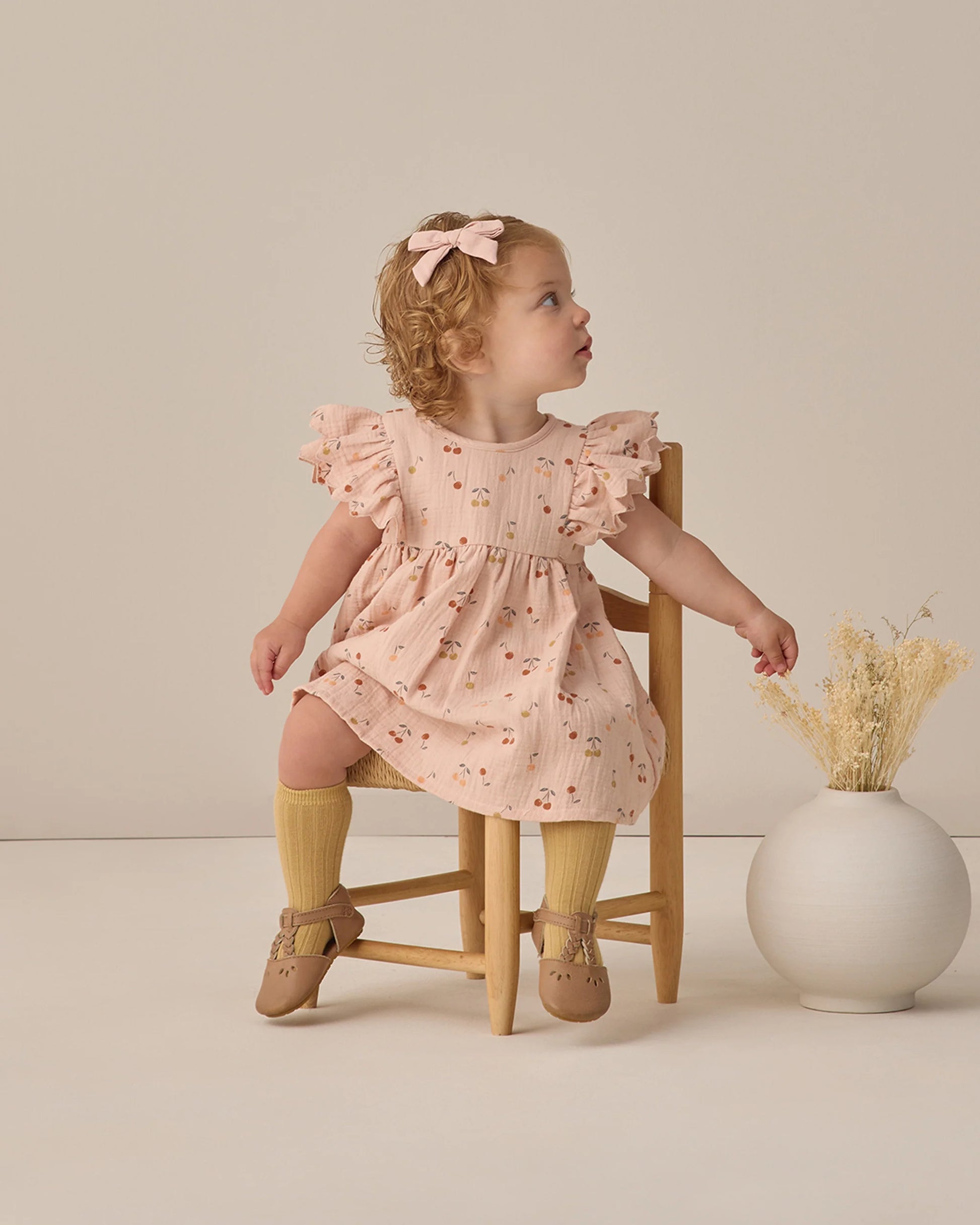 Alina Dress in Cherries - Doodlebug's Children's Boutique