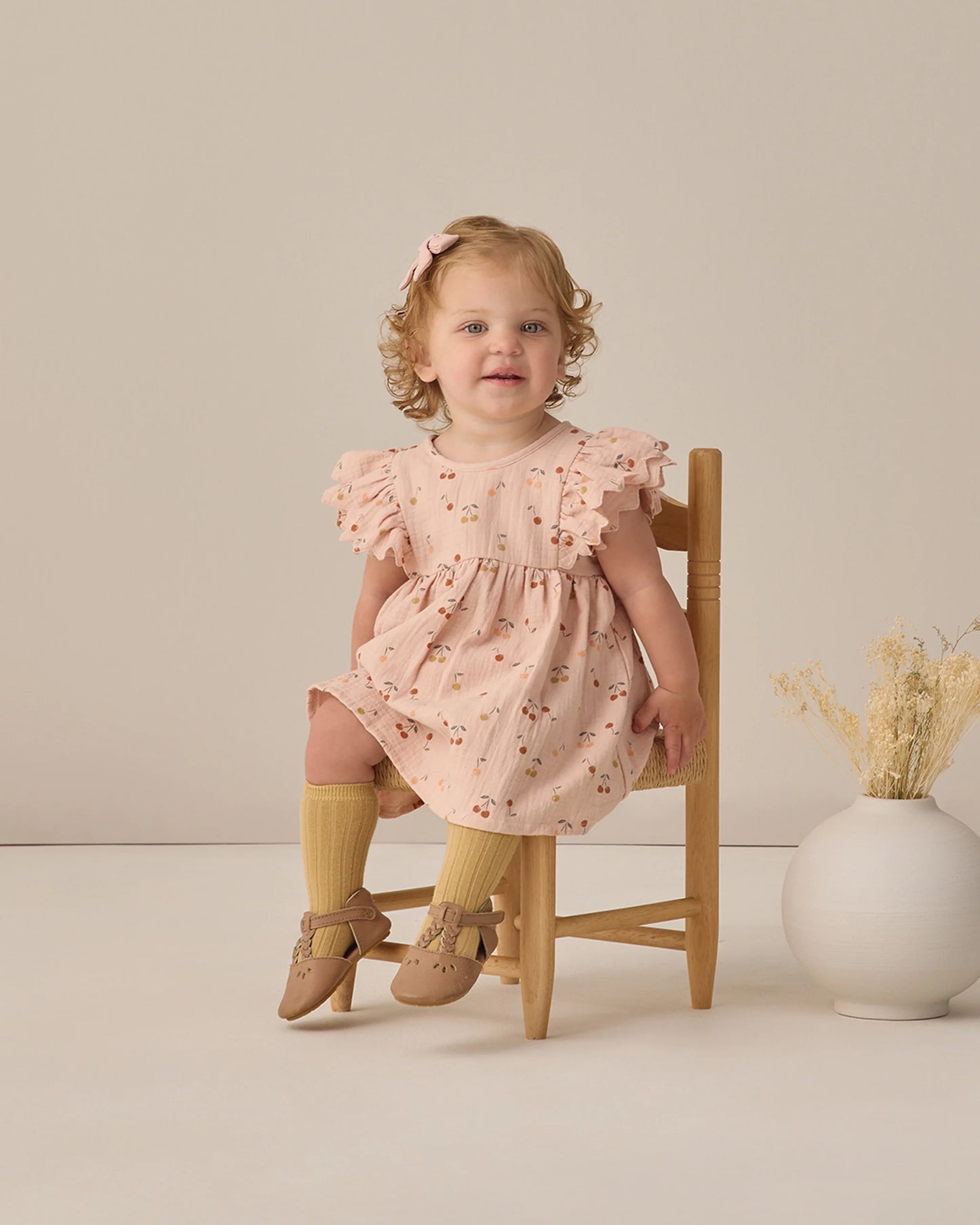 Alina Dress in Cherries - Doodlebug's Children's Boutique
