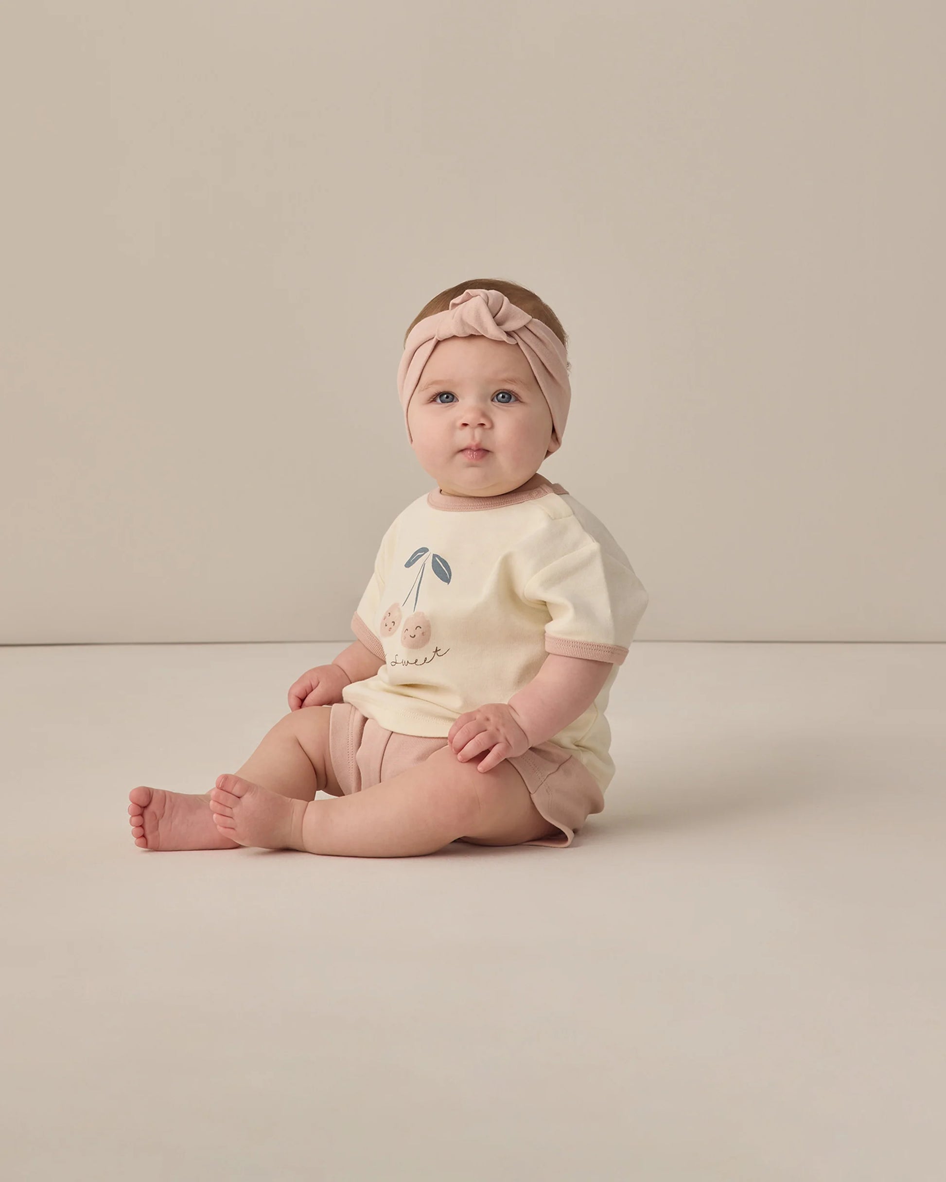Play Short in Blush - Doodlebug's Children's Boutique