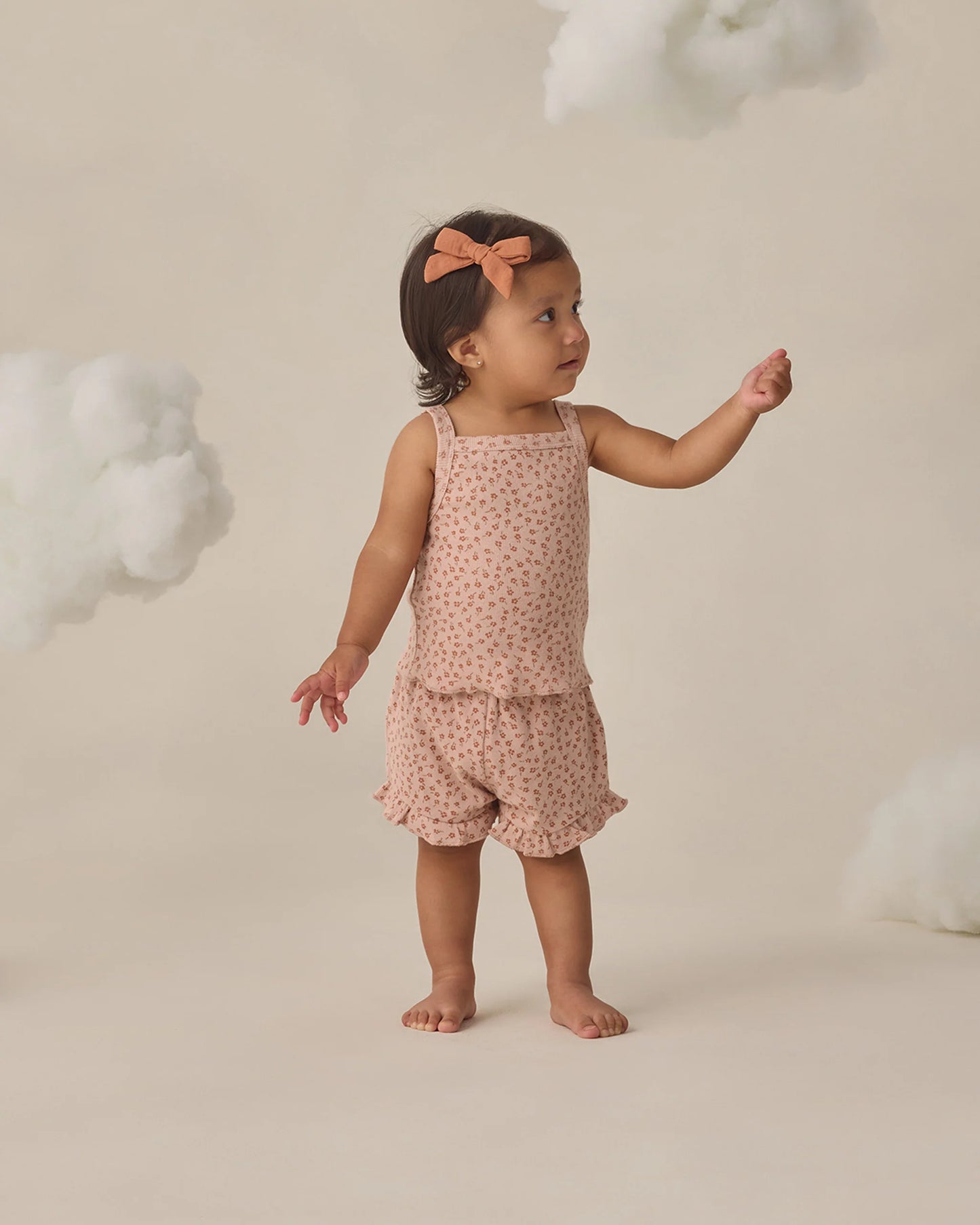 Evie Tank + Shortie Set in Posy - Doodlebug's Children's Boutique