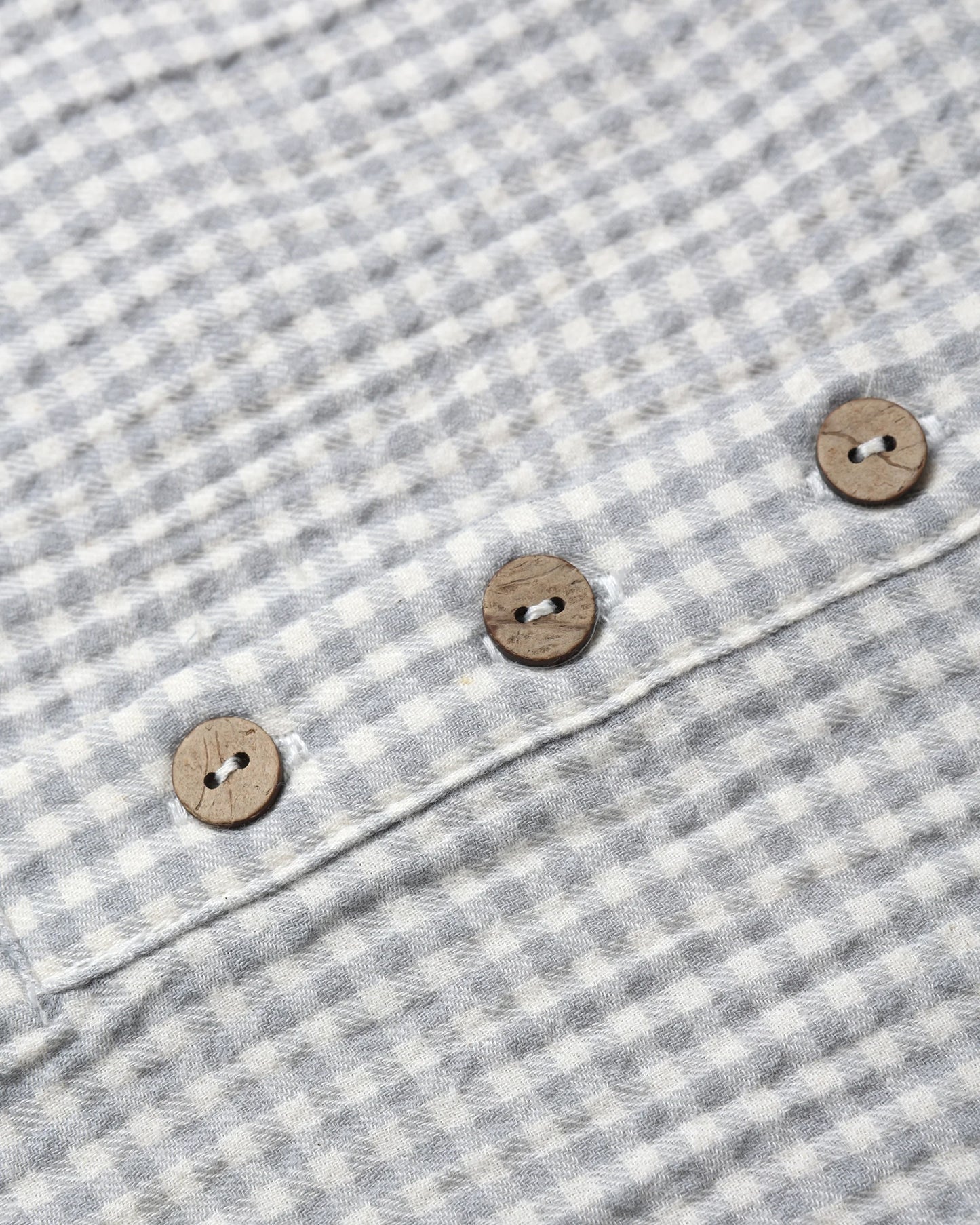 Woven Jumpsuit in Blue Gingham - Doodlebug's Children's Boutique