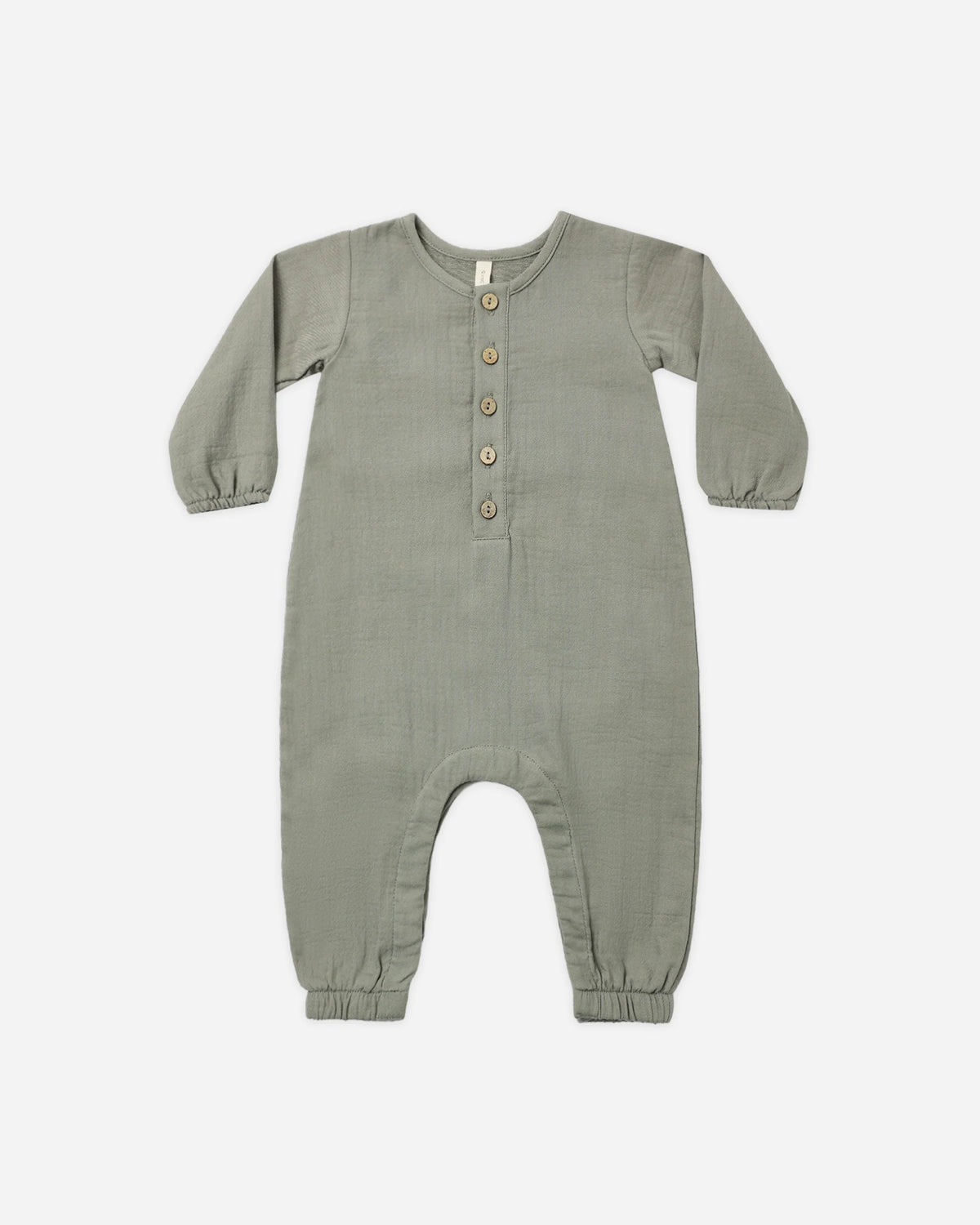 Woven Jumpsuit in Spruce - Doodlebug's Children's Boutique