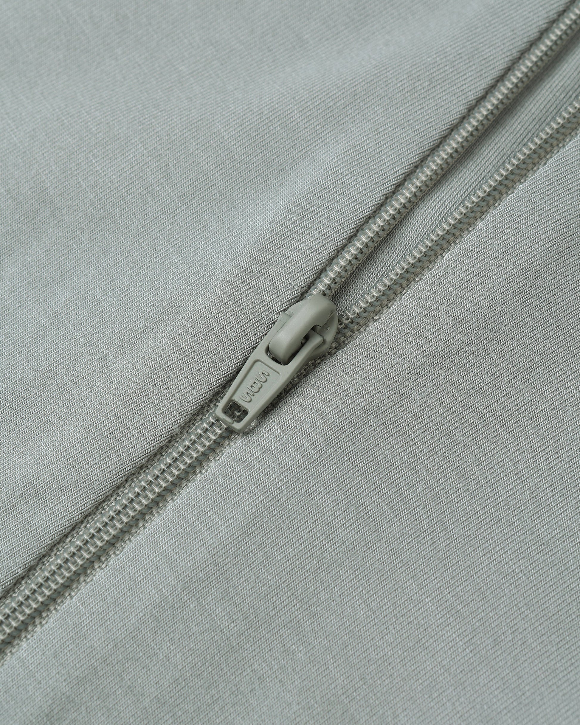 Bamboo Zip Footie in Steel Blue - Doodlebug's Children's Boutique