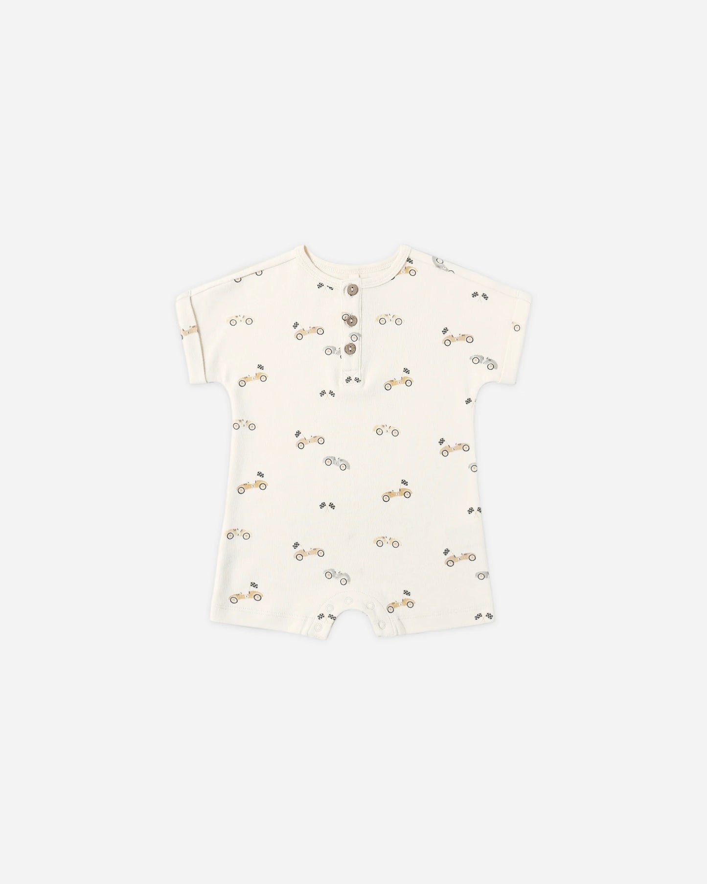 Short Sleeve One-Piece in Race Car - Doodlebug's Children's Boutique
