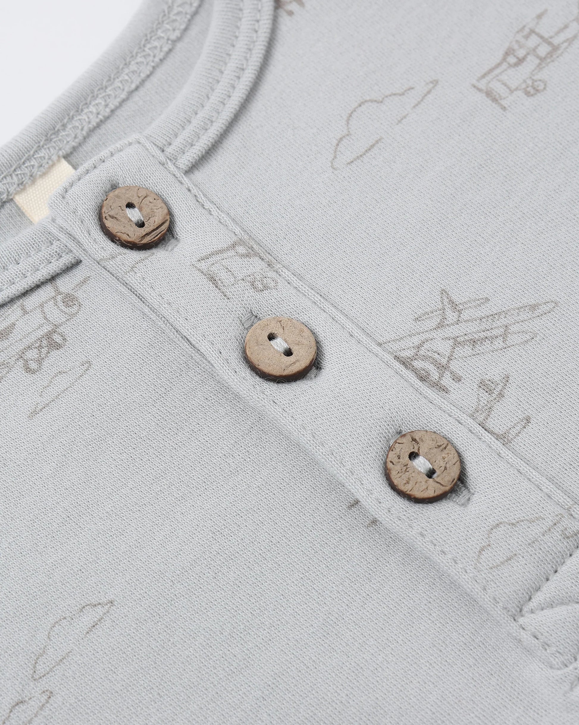 Short Sleeve One-Piece in Airplanes - Doodlebug's Children's Boutique