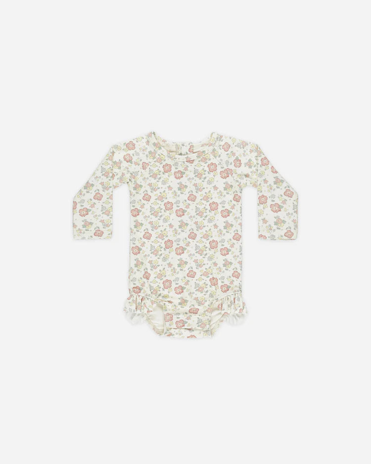 Olivia Rashguard One-Piece in Bloom - Doodlebug's Children's Boutique