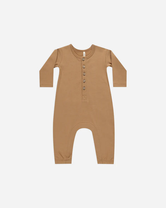 Long Sleeve Jumpsuit in Golden  - Doodlebug's Children's Boutique